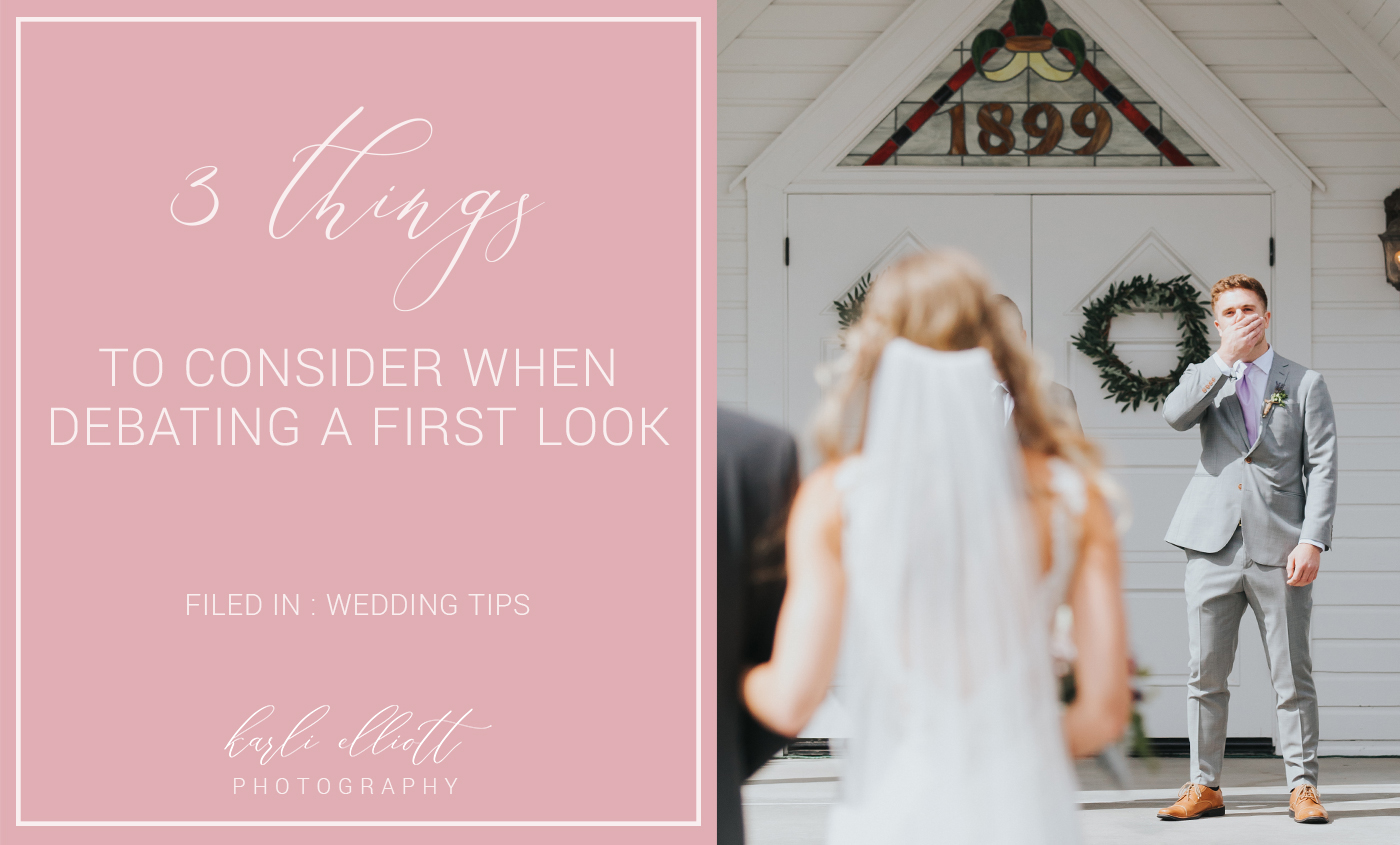 Debating a First Look Pros and Cons by Karli Elliott Photography