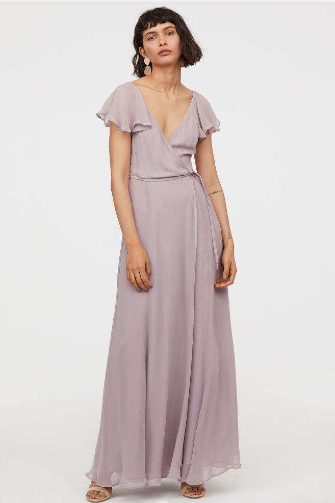 H&M Lilac Floor length dress for engagement session