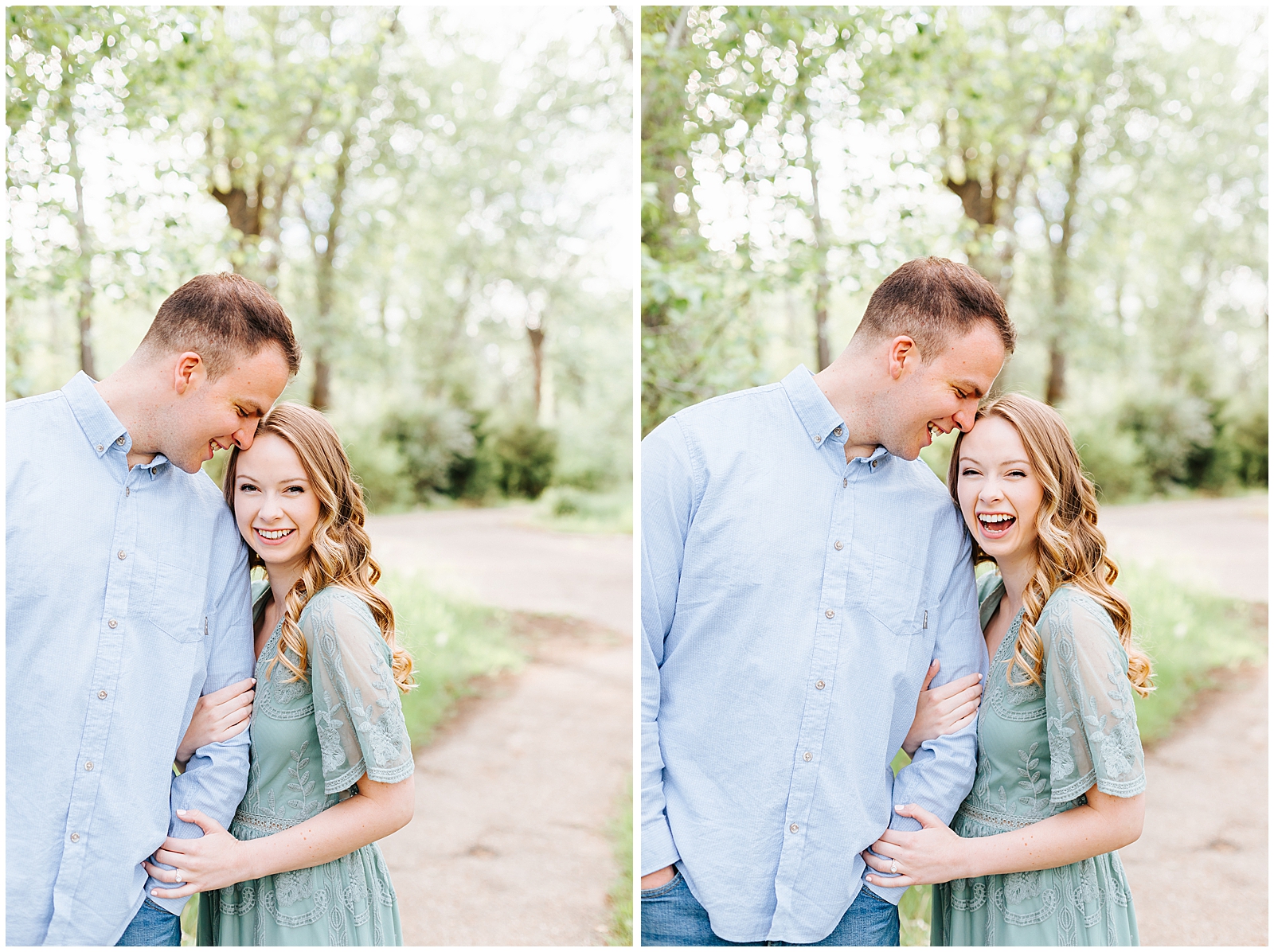Engagement Close Up Giggles by Karli Elliott Photography