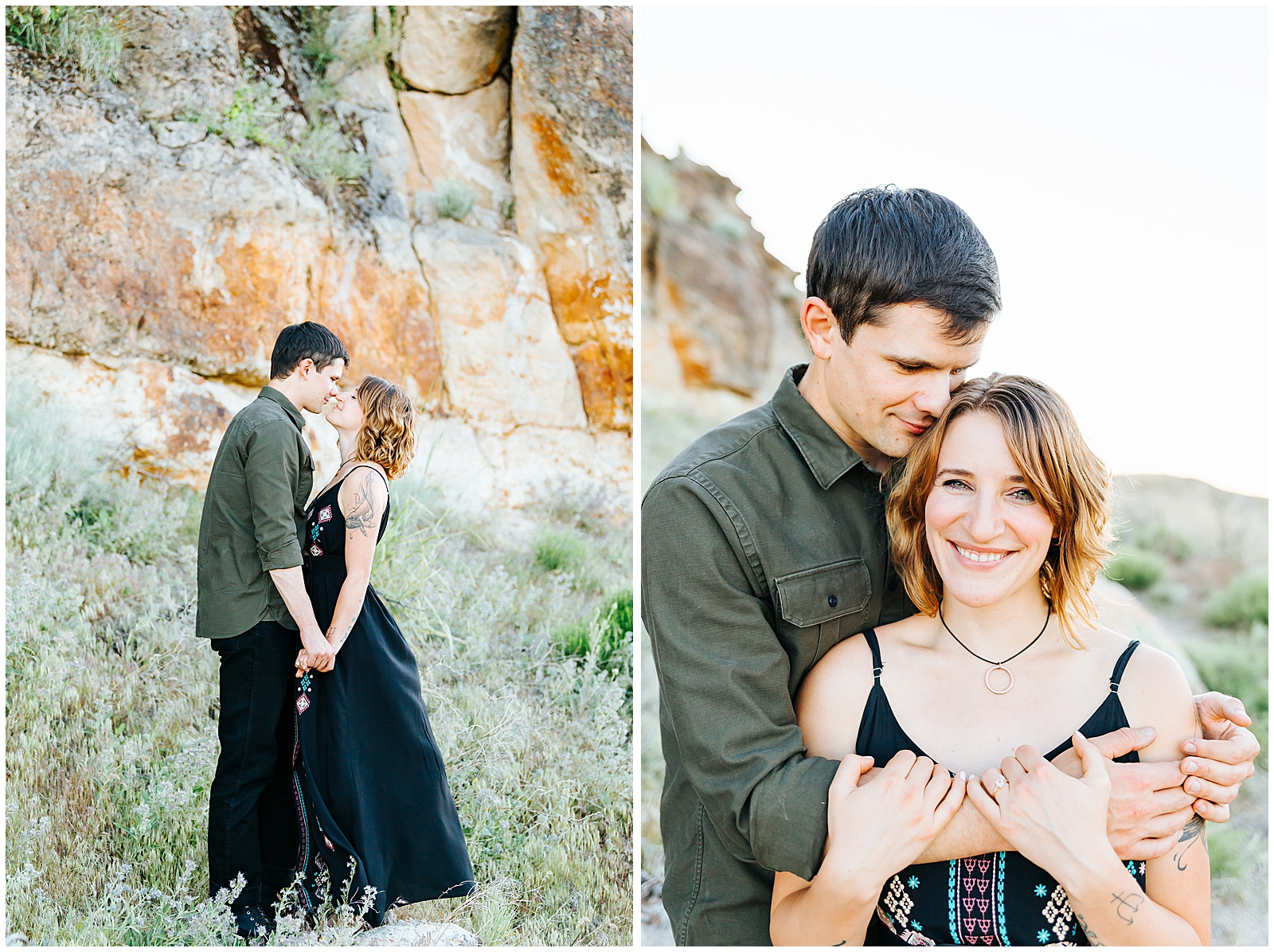 Idaho Engagement Photos in the Foothills