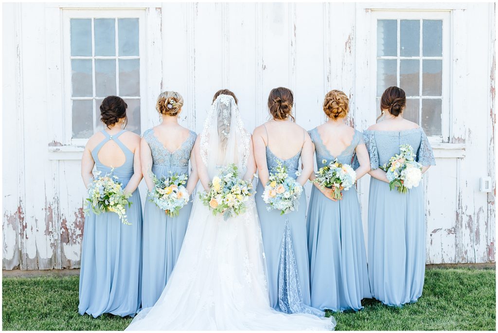 Dusty Blue Azazie Bridesmaids Dresses 