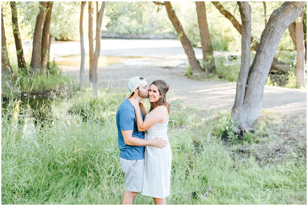 Boise River Engagement Session in Eagle, Idaho