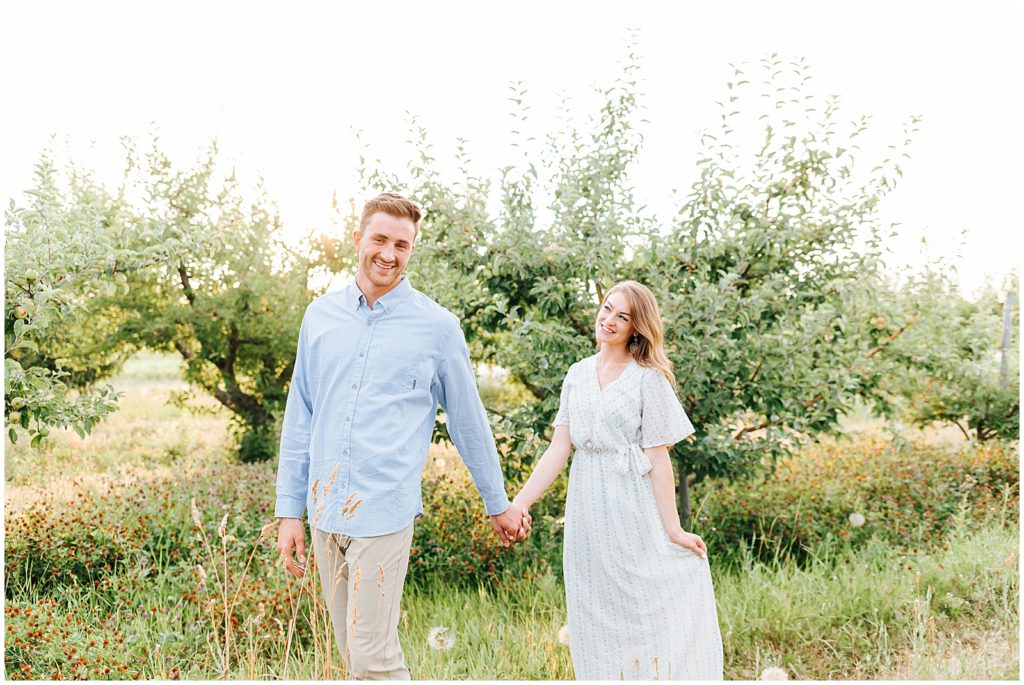 Apple Orchard Engagement Session