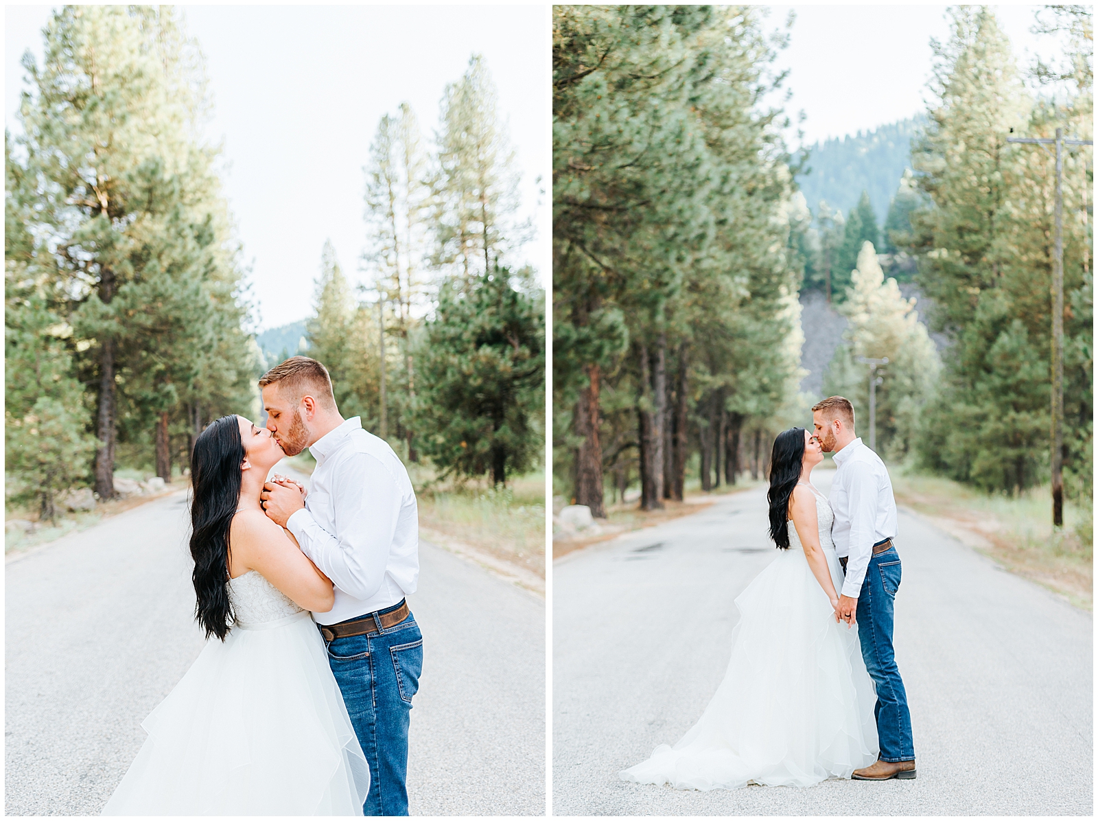 Idaho City Mountain Bridal Session by Karli Elliott Photography