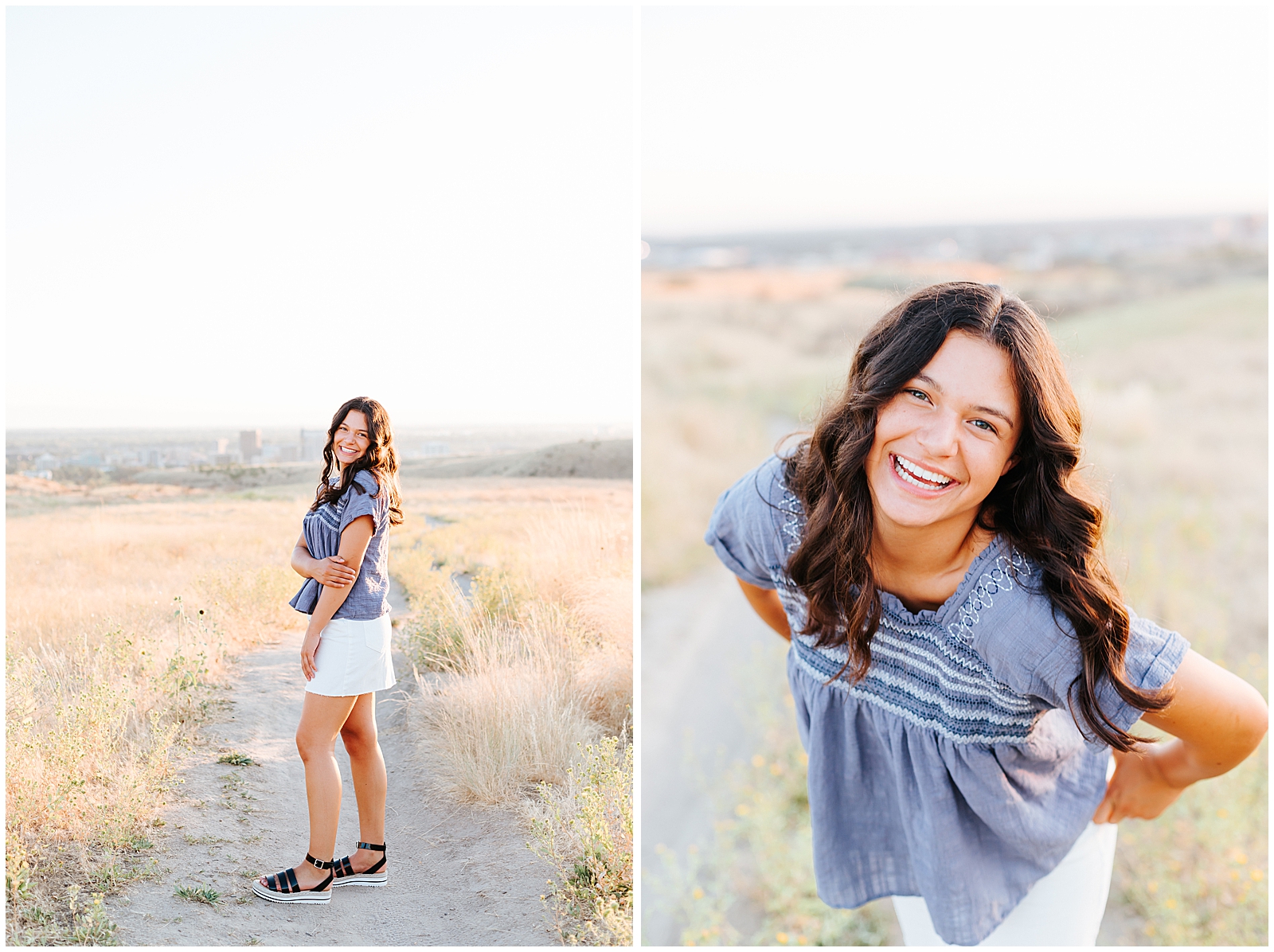 Boise Military Reserve Senior Session in the Foothills