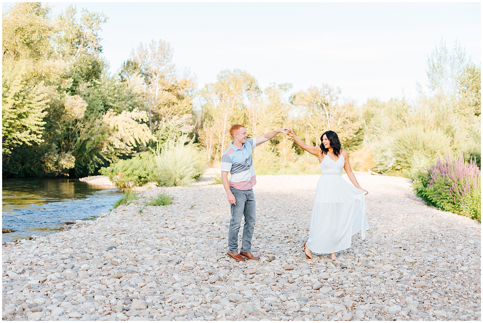 Dancing by the boise River