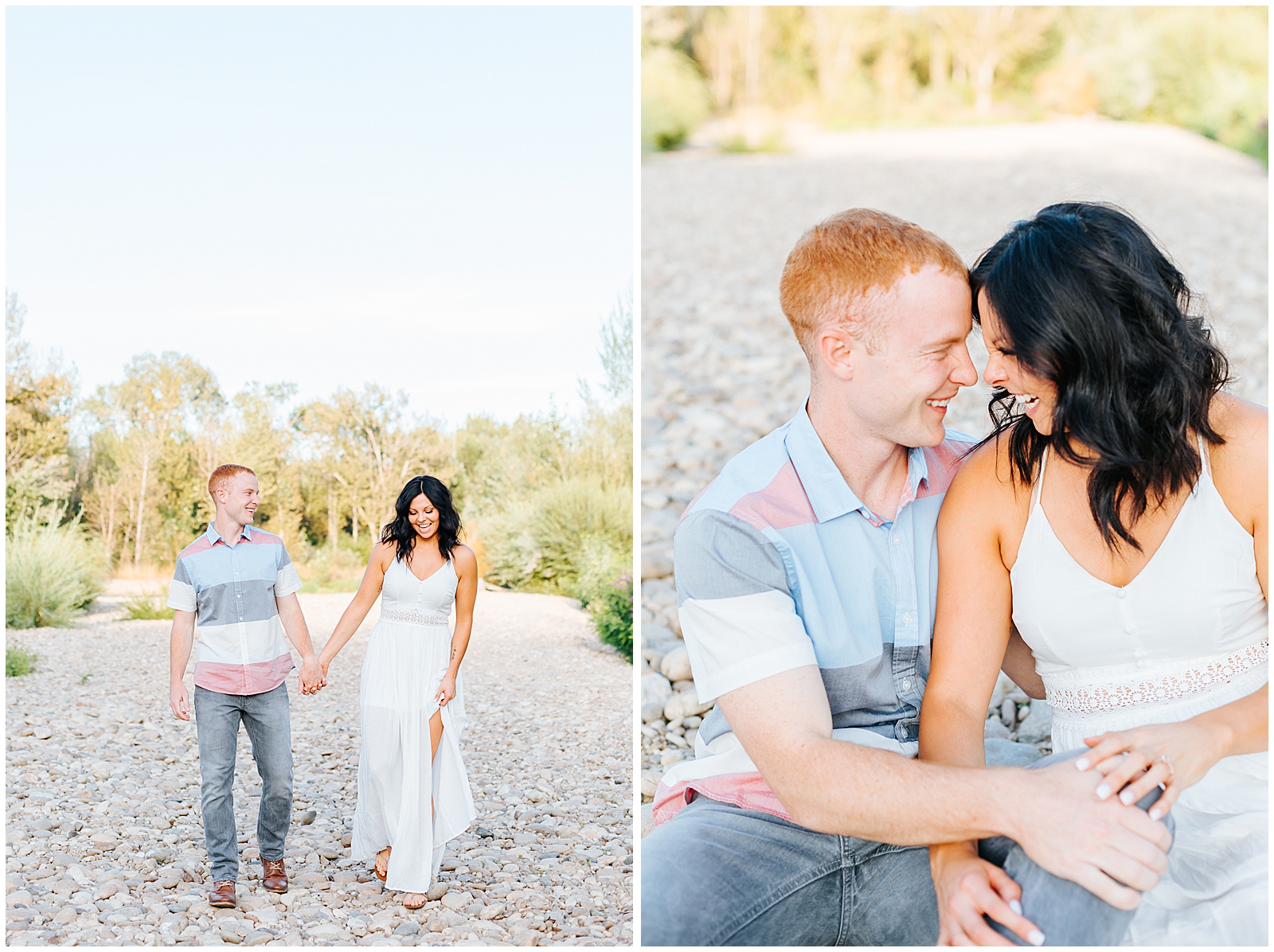 Light and Airy Boise Engagement Photographer