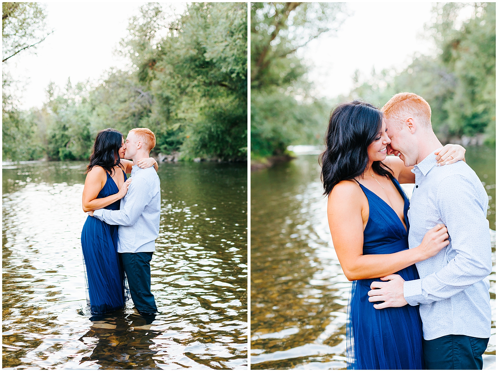 Boise River Engagement in the water
