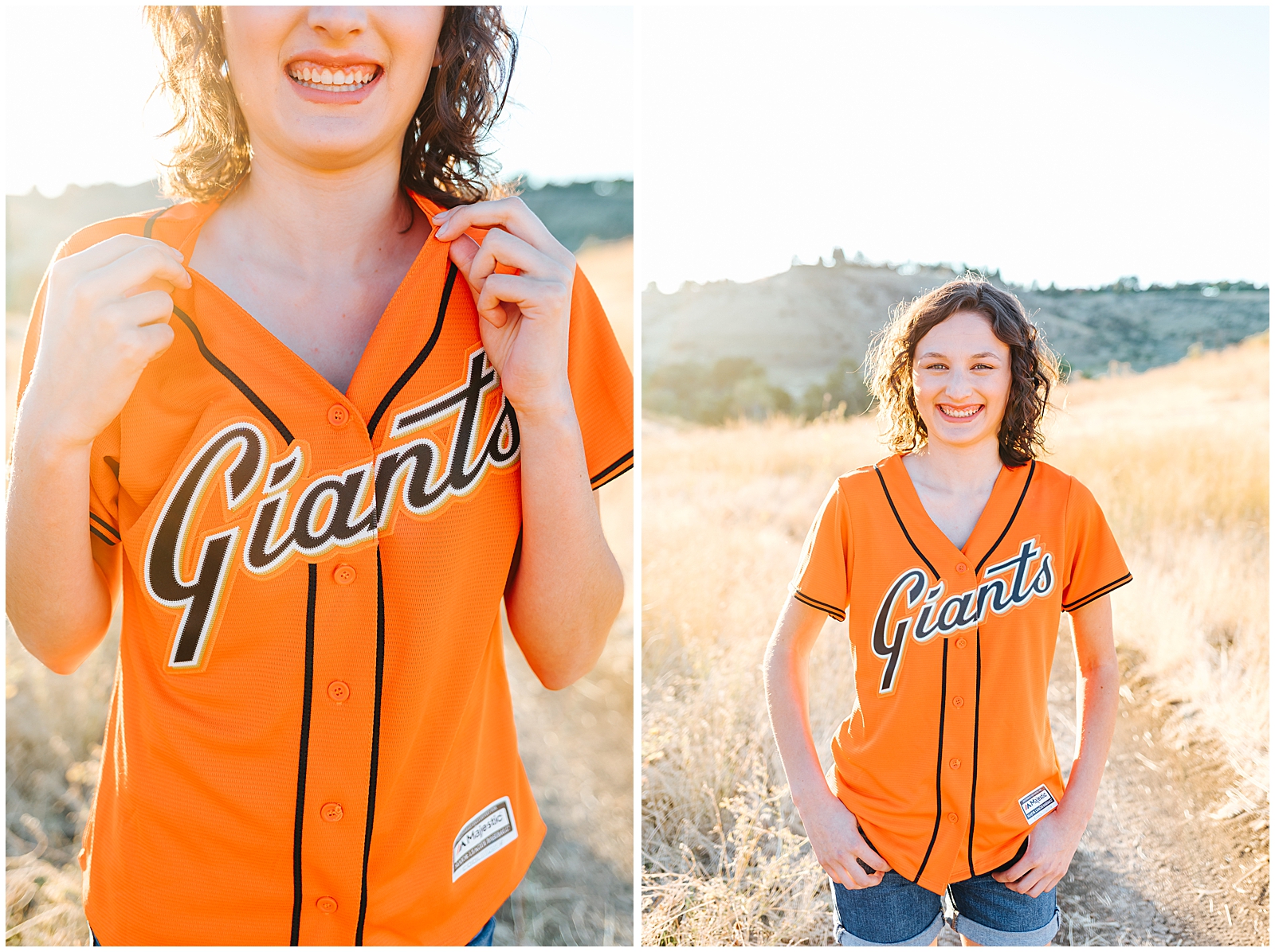 Baseball and country inspired senior session