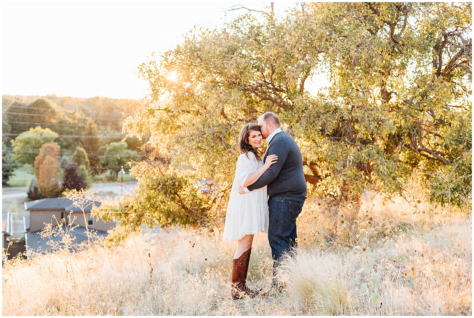 Boise Idaho Engagement in the foothills