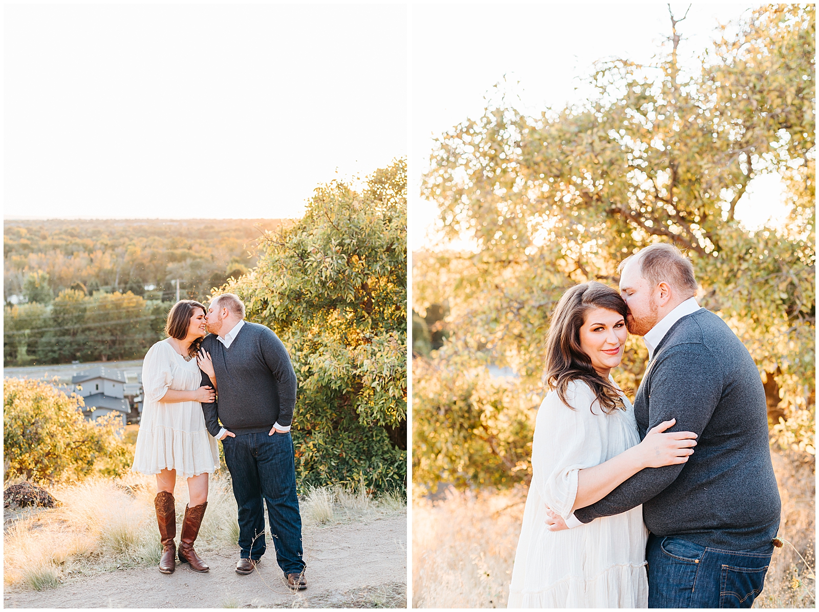 Boise Idaho Engagement in the foothills