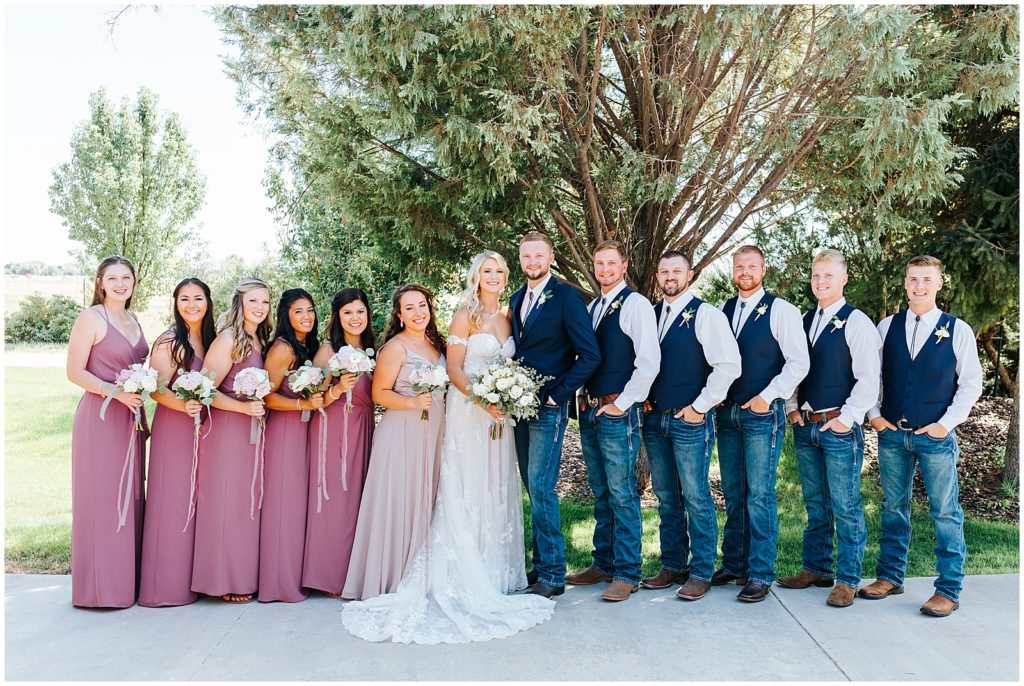 Bridal Party at Sandstone Vineyards Wedding