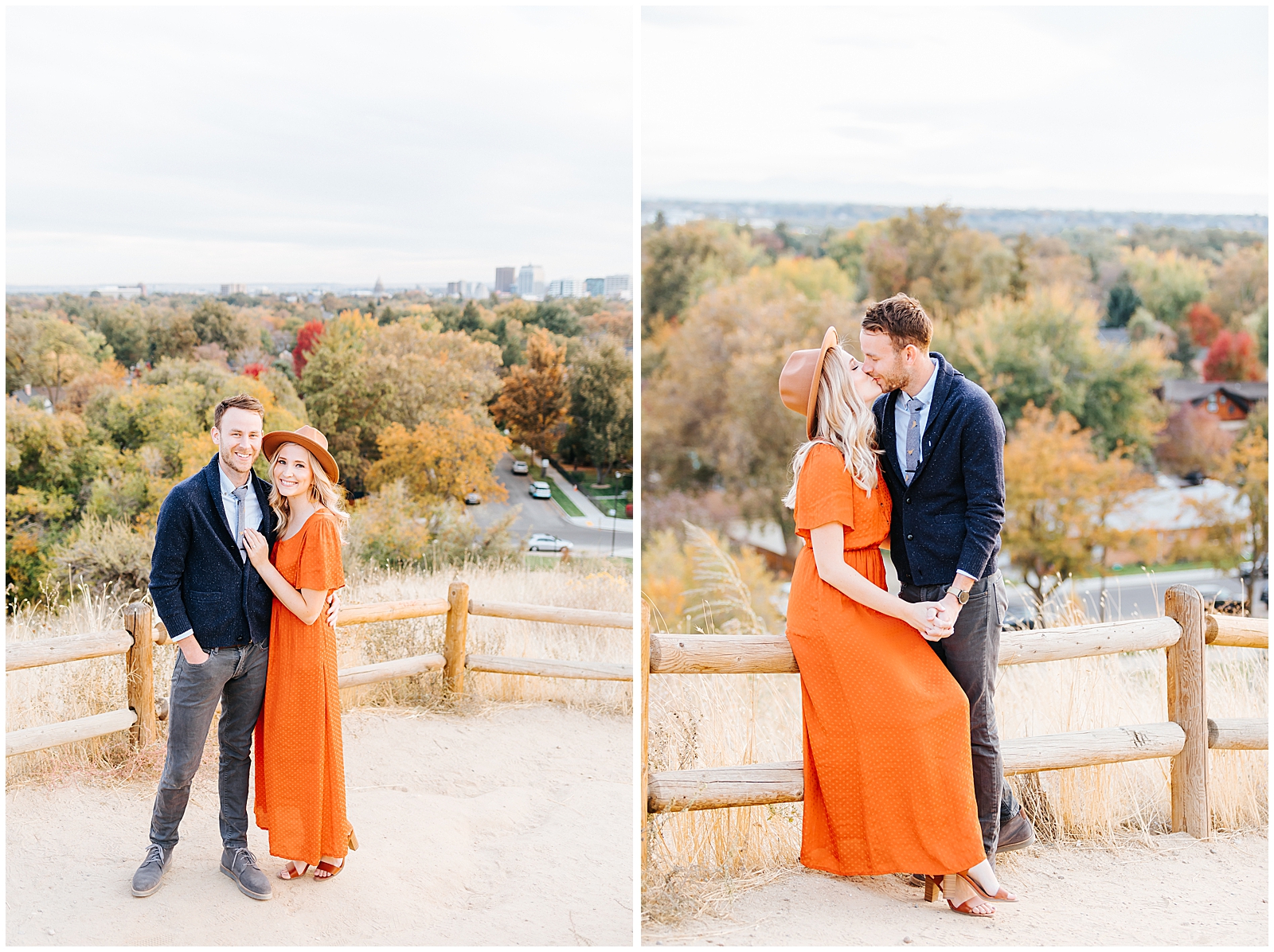 Dreamy Fall Engagement Photos in Boise Idaho October