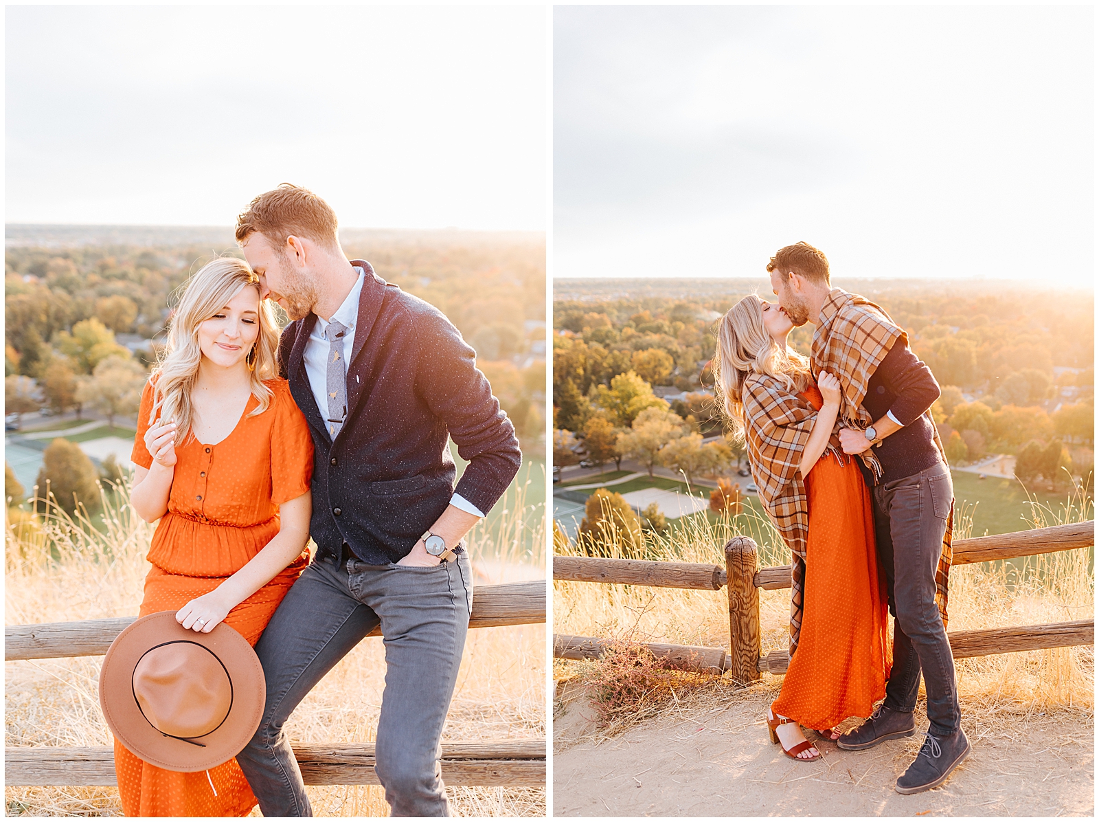 Dreamy Fall Boise Engagement Session