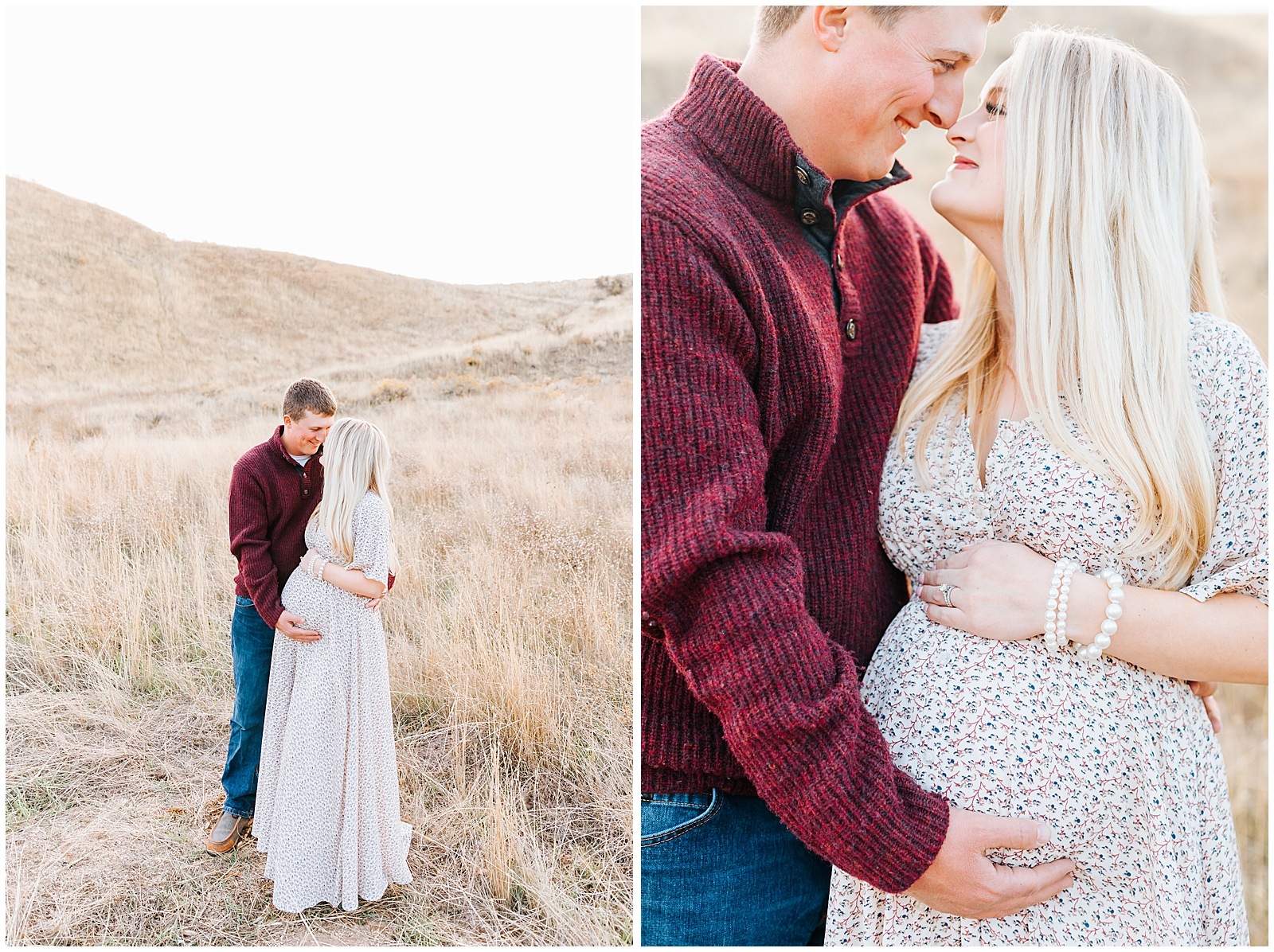 Boise Fall Maternity Session in the Foothills