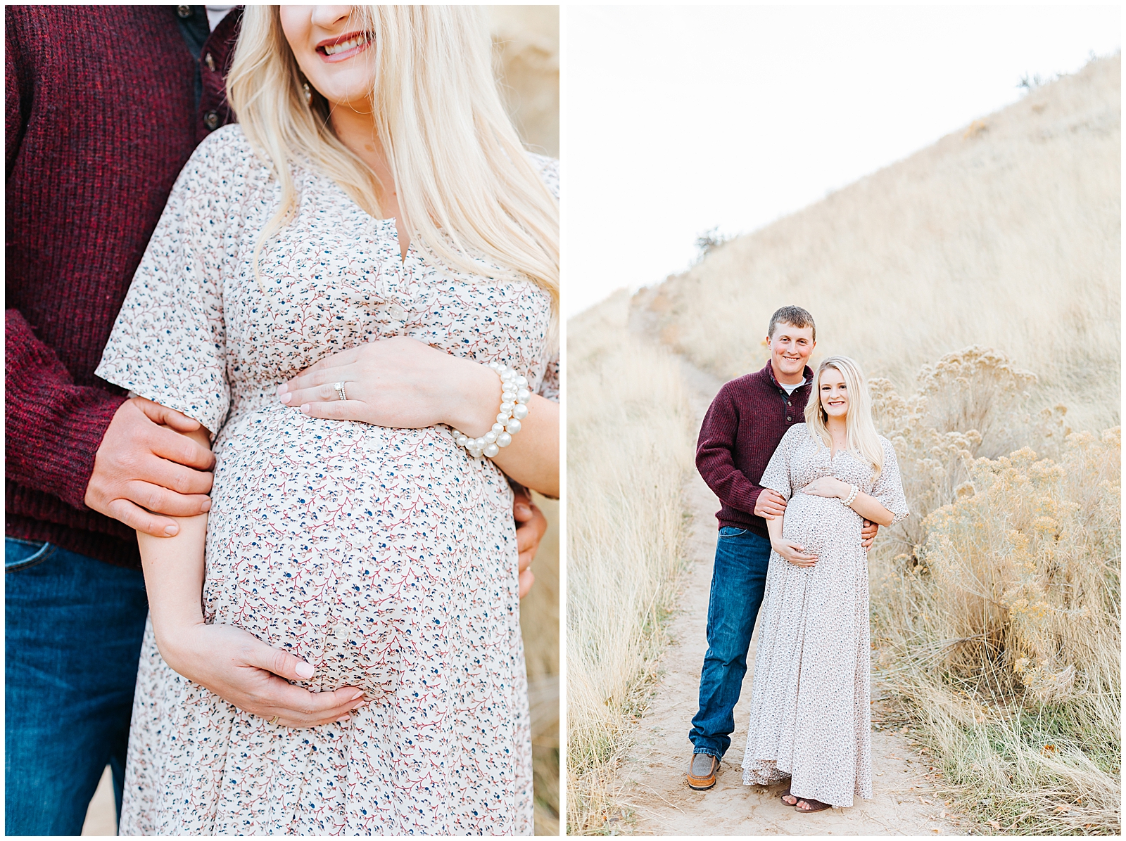 Fall Boise Maternity Session in the Foothills