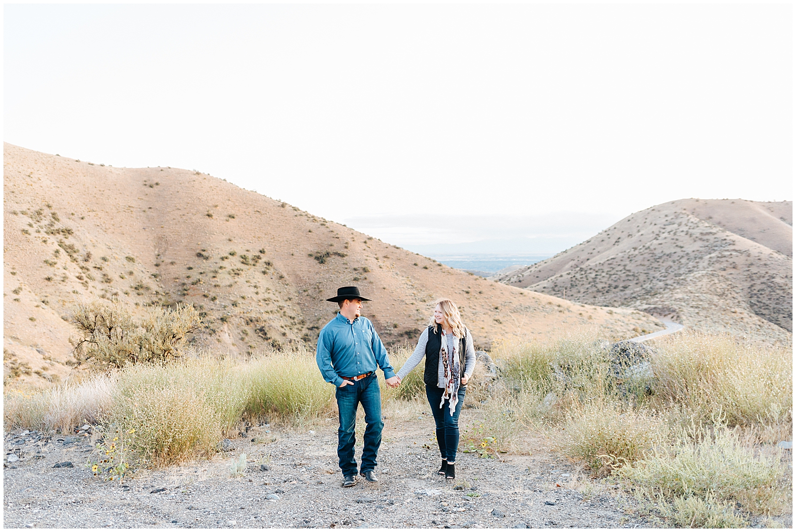 Foothills Engagement Session in Boise Idaho