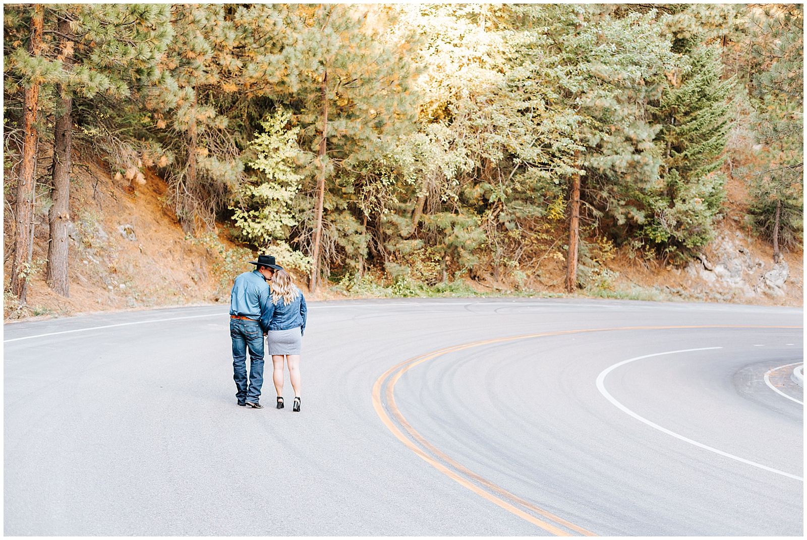 Fall Engagement Session in the mountains