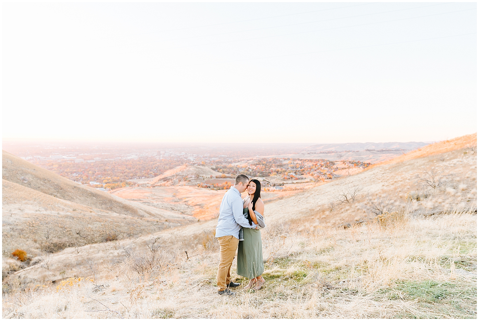 Table Rock Engagement Session in Boise Idaho