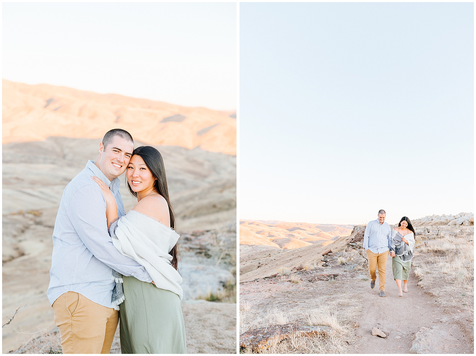 Fall Table Rock Engagement Session in Boise Idaho
