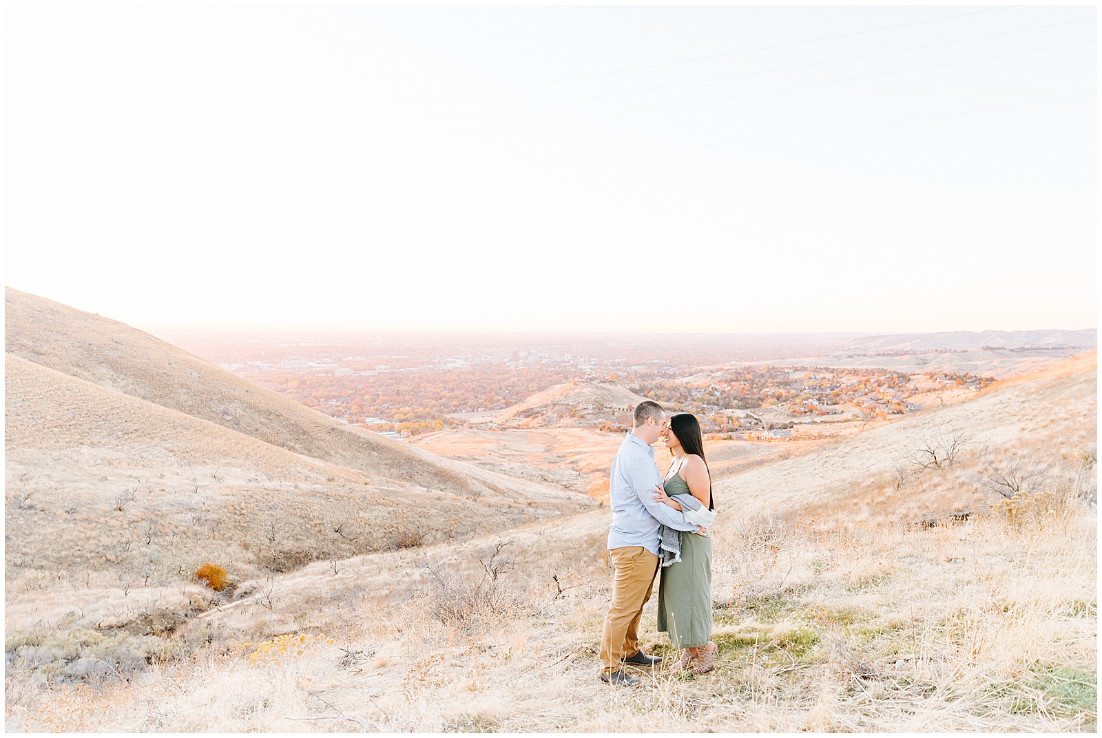 Fall Engagement Photos at Table Rock in Boise Idaho