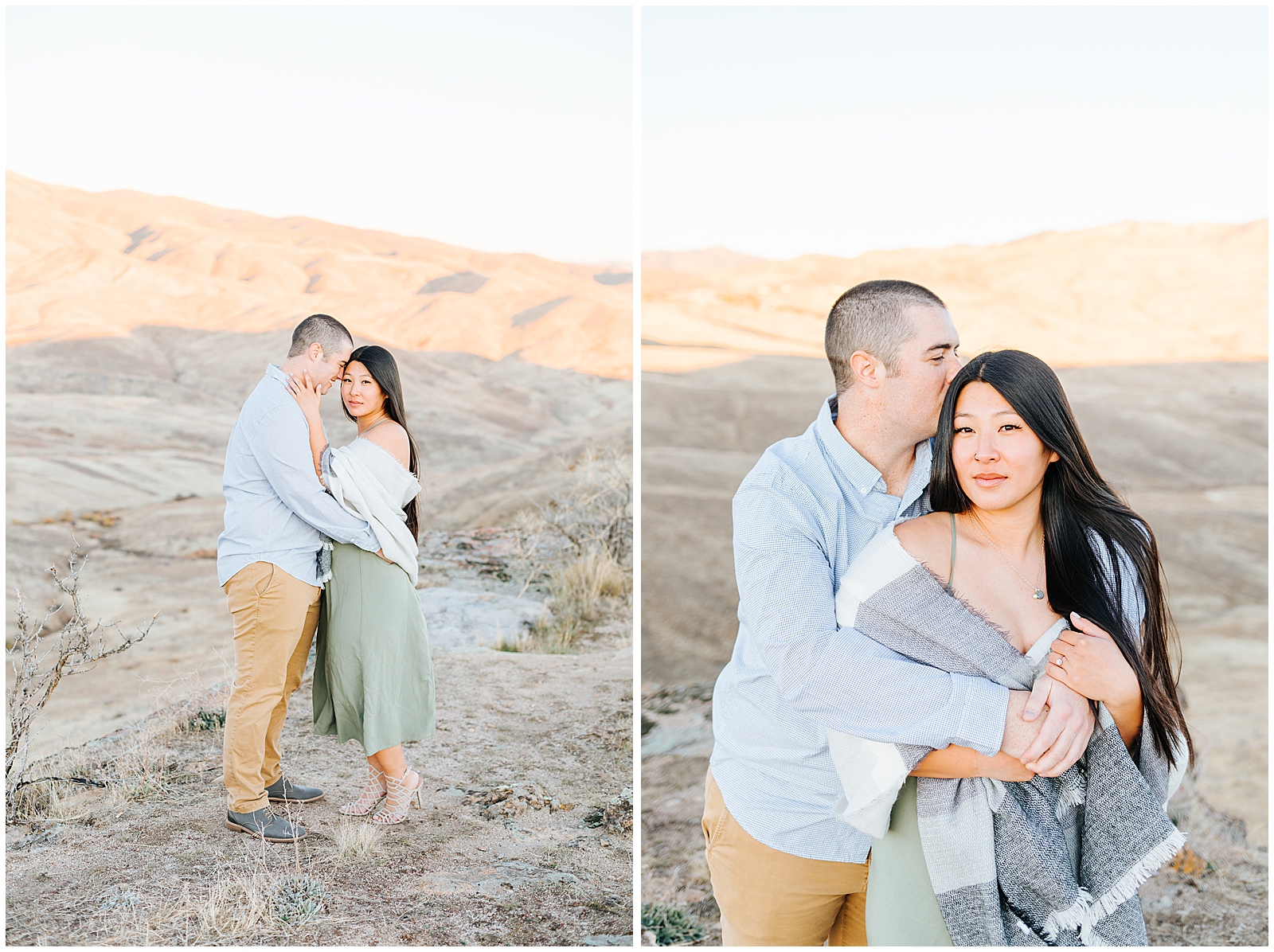 Fall Engagement Photos in the Boise Foothills