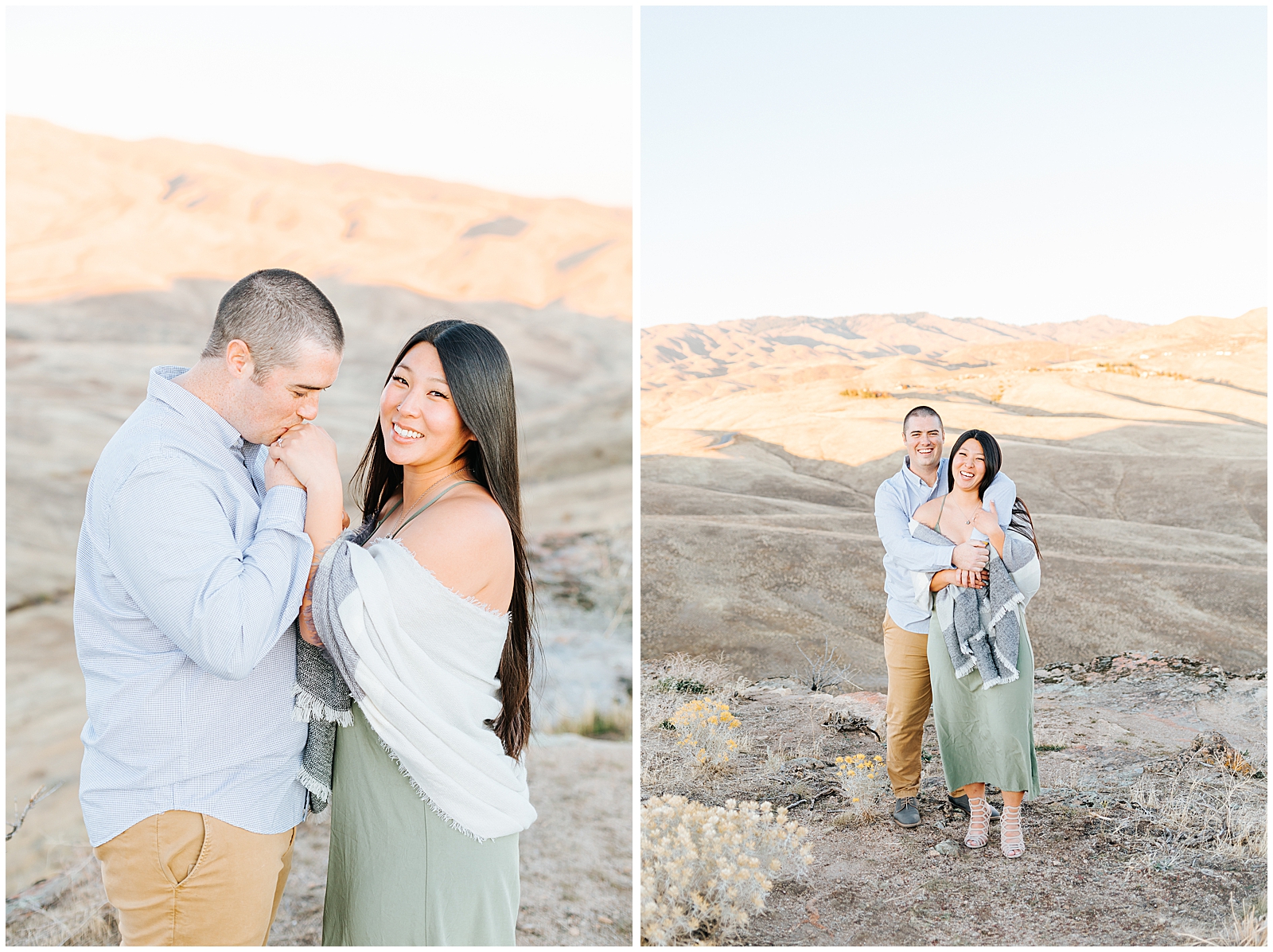 Fall Table Rock Engagement Photos in Boise Idaho