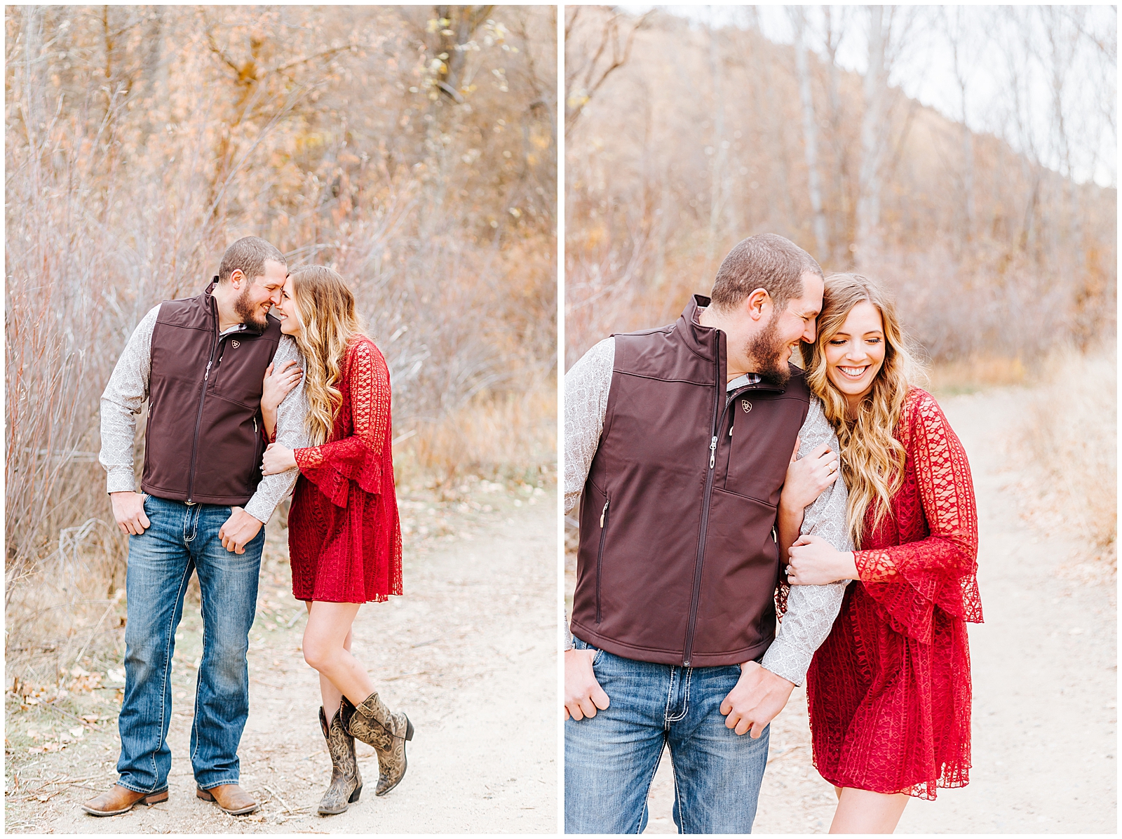 Boise Idaho Engagement Photos in the Foothills