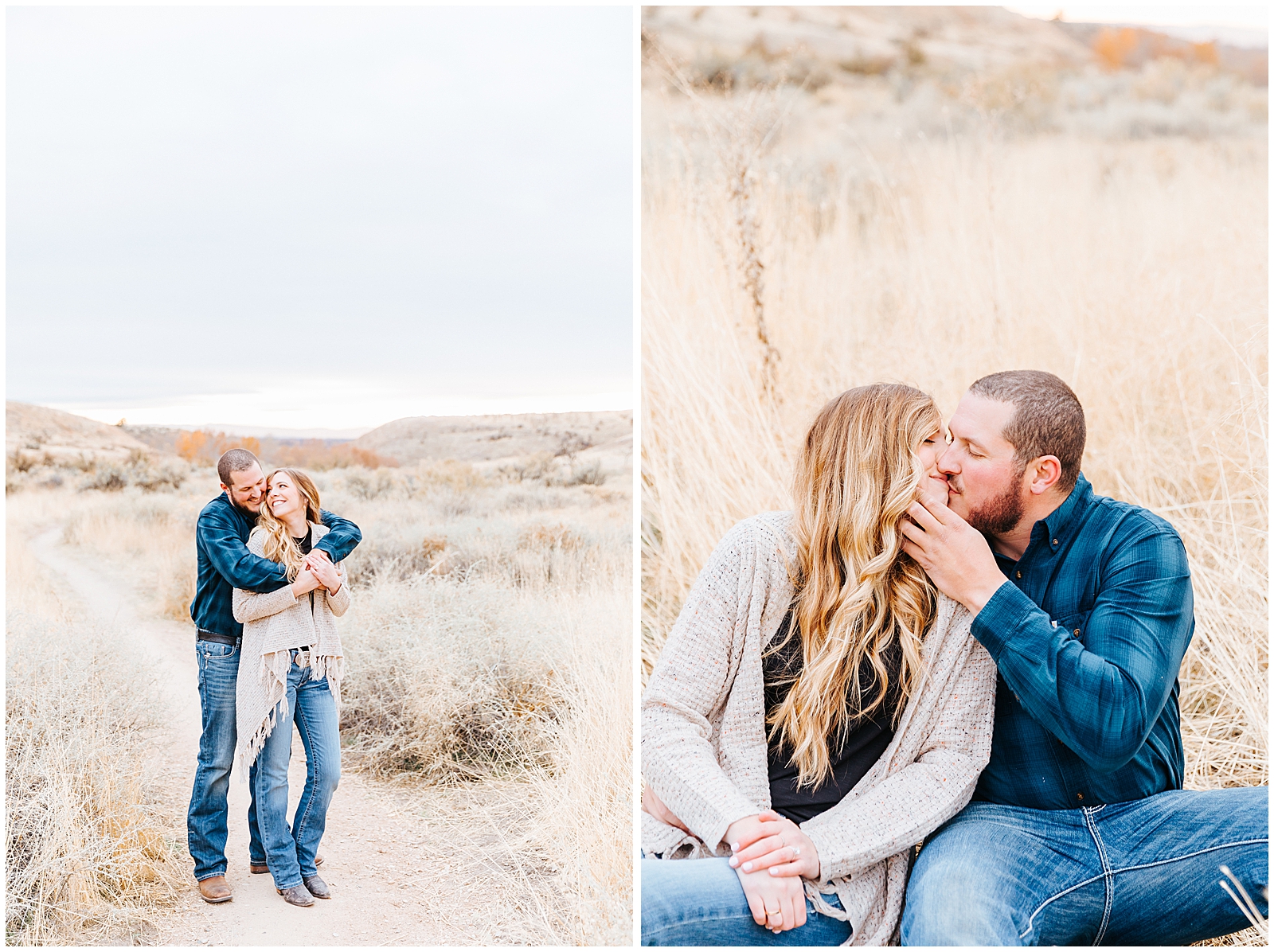 October Foothills Rustic Engagement Photos