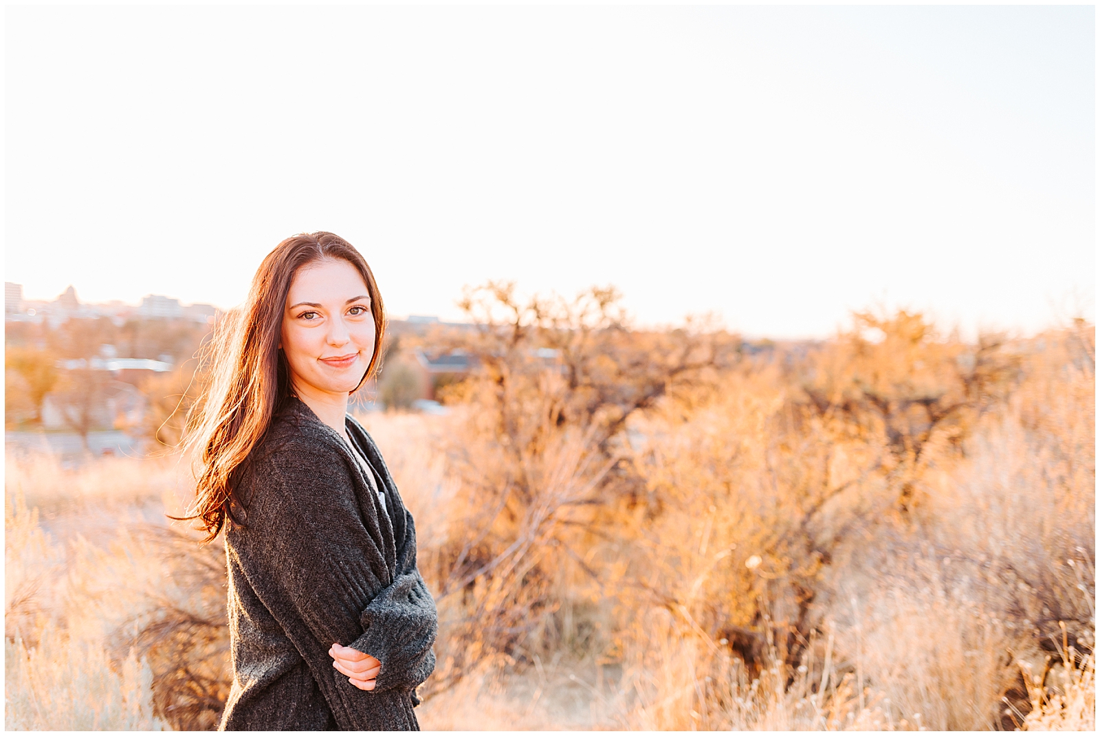 Fall Senior Session in the Foothills