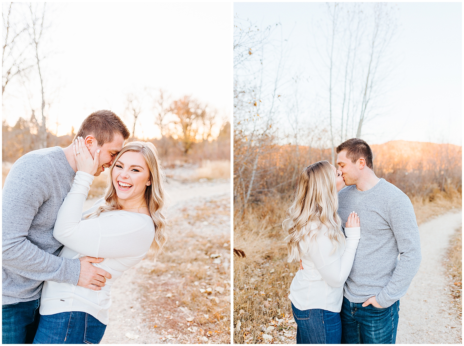 November Boise Engagement by the River