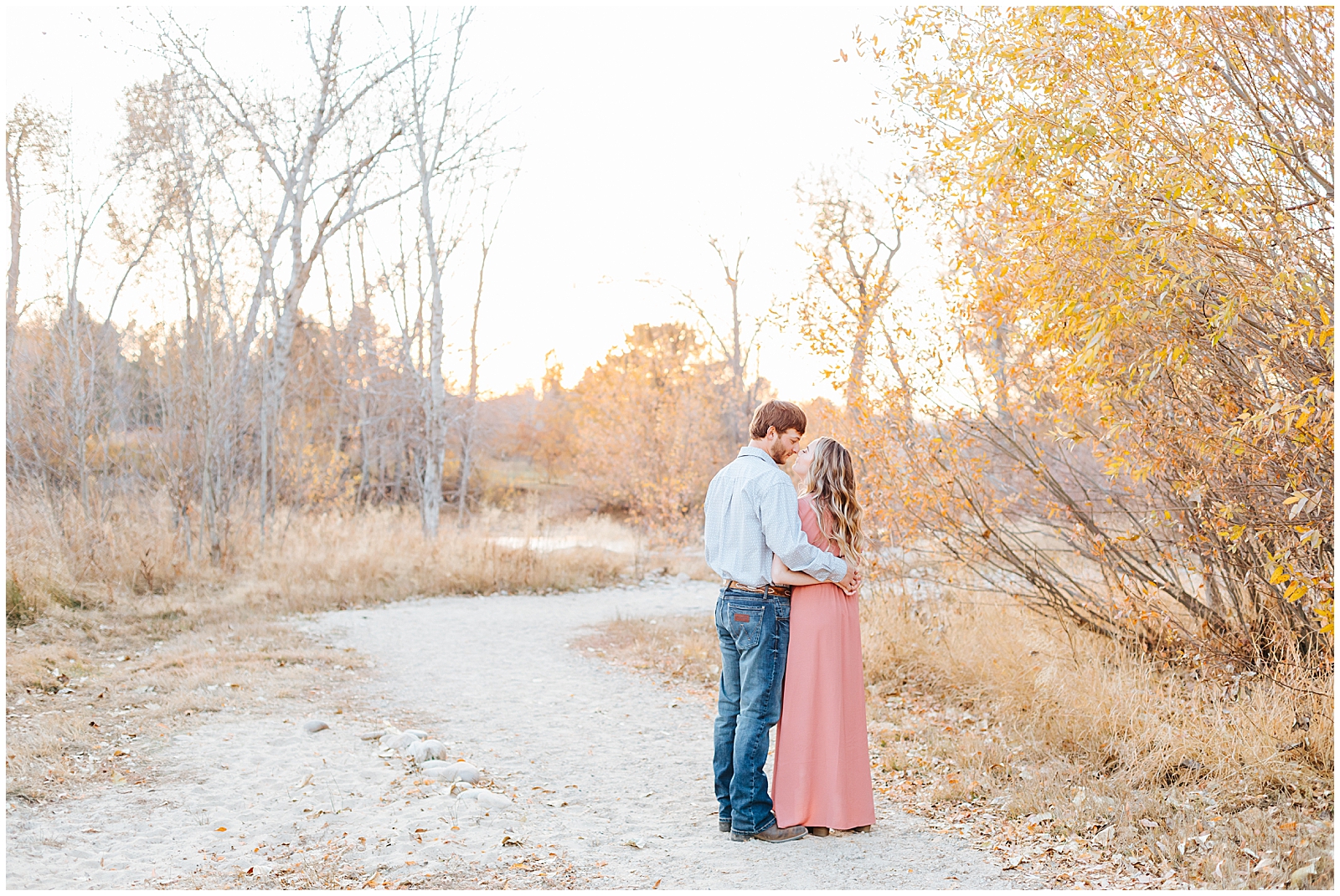 Boise Fall Engagement at the Boise River