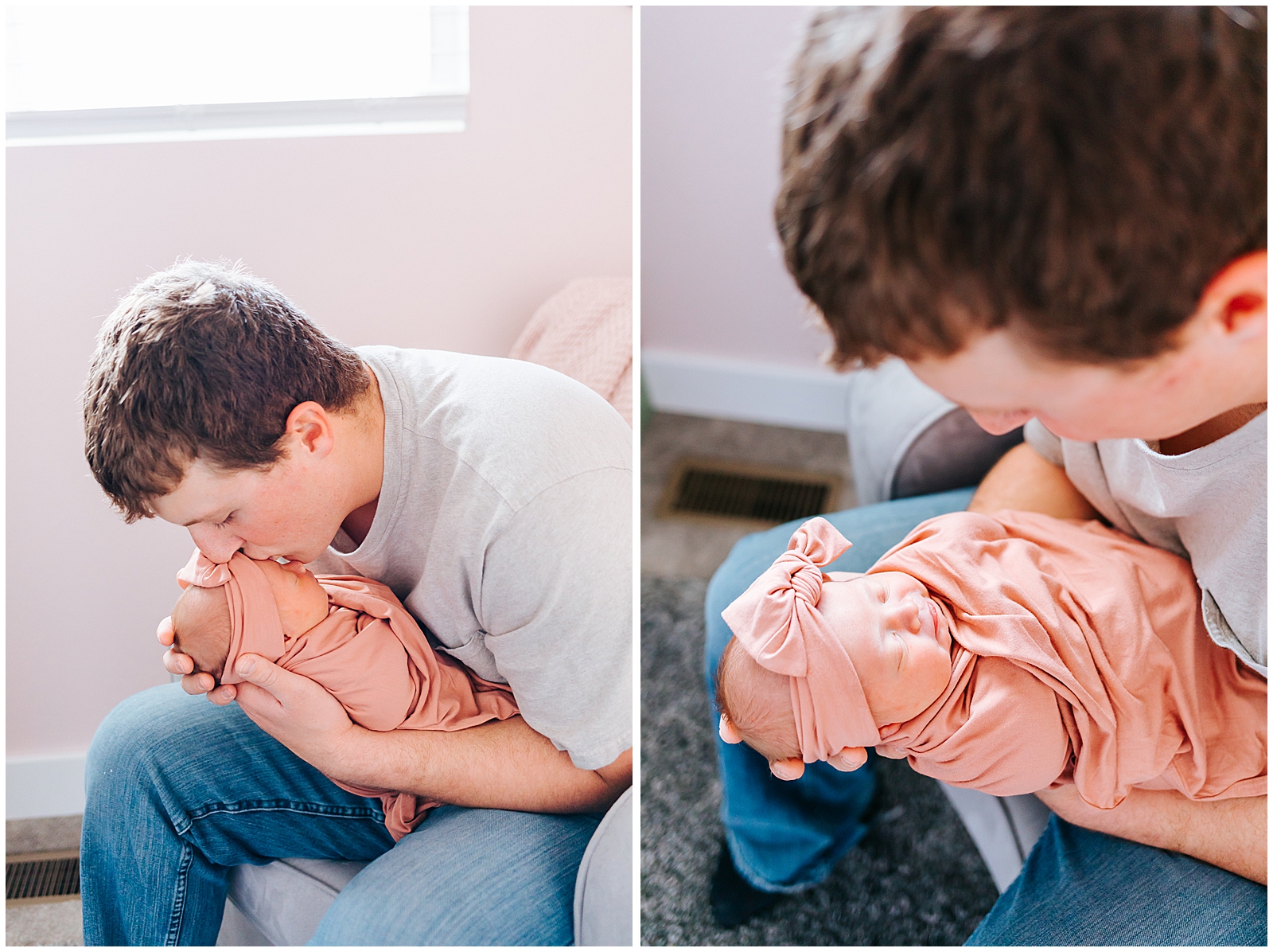 Lifestyle Newborn Session in Home