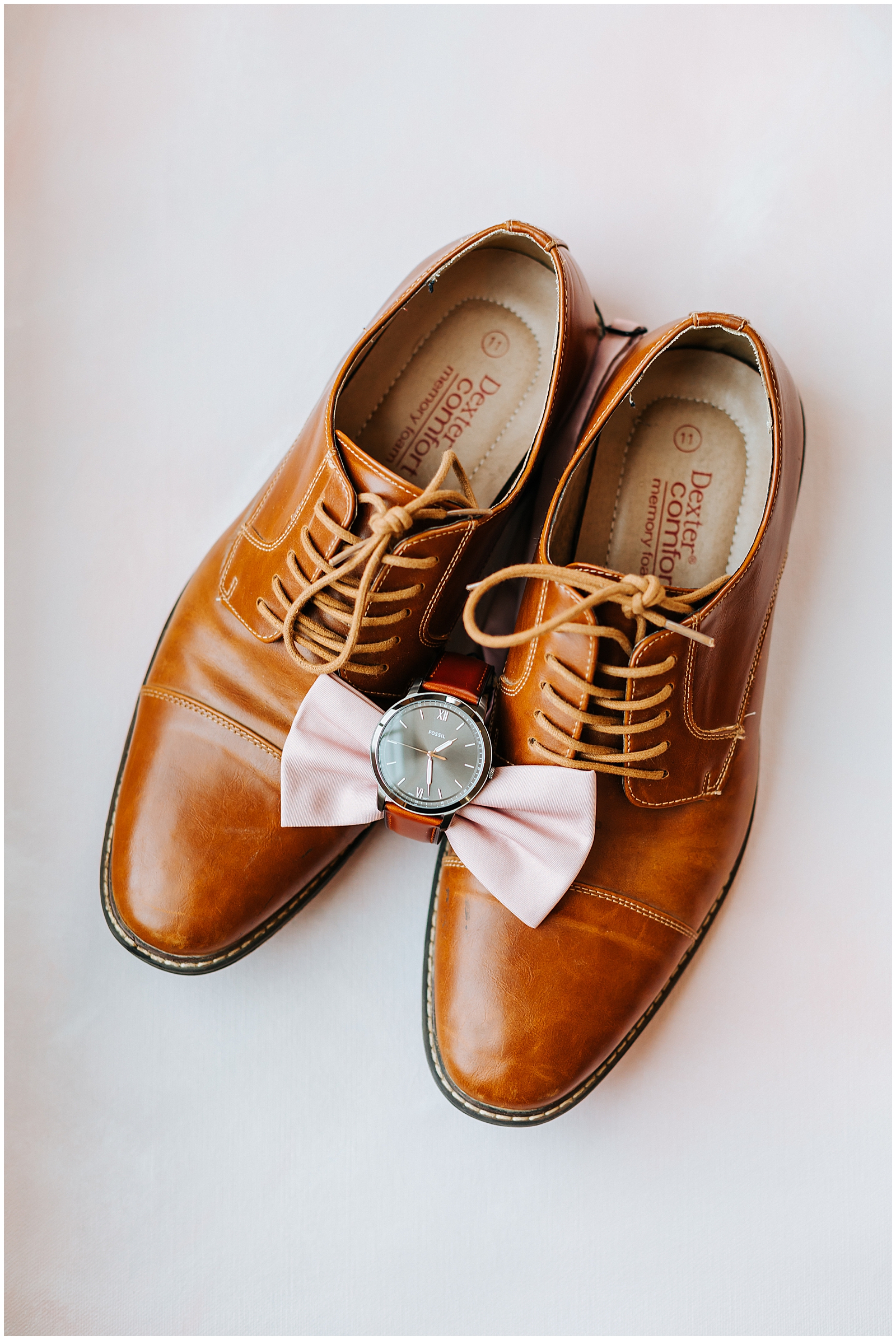 Groom Shoes and Details Flatlay