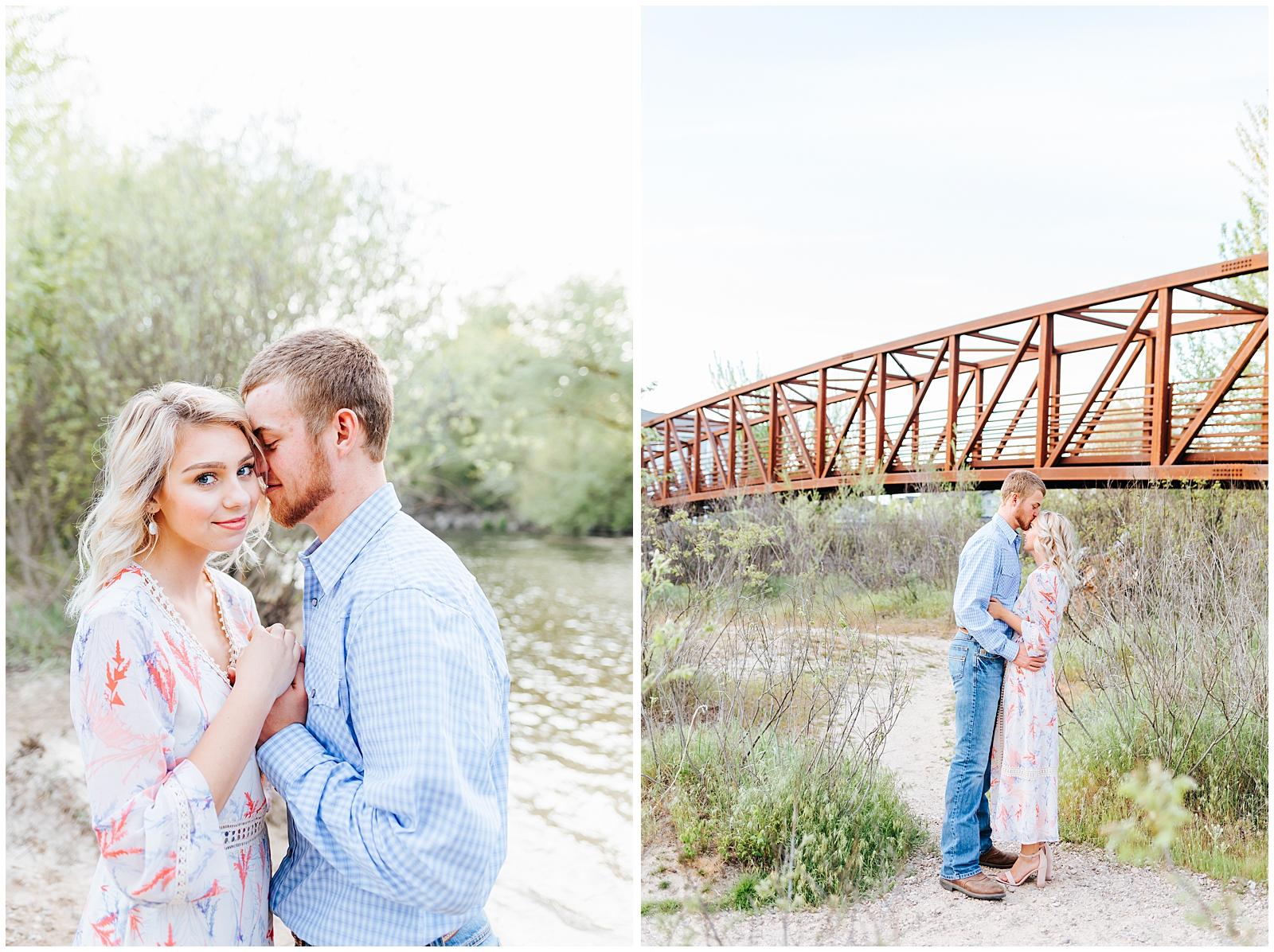Merrill Park Engagement Session in Eagle Idaho