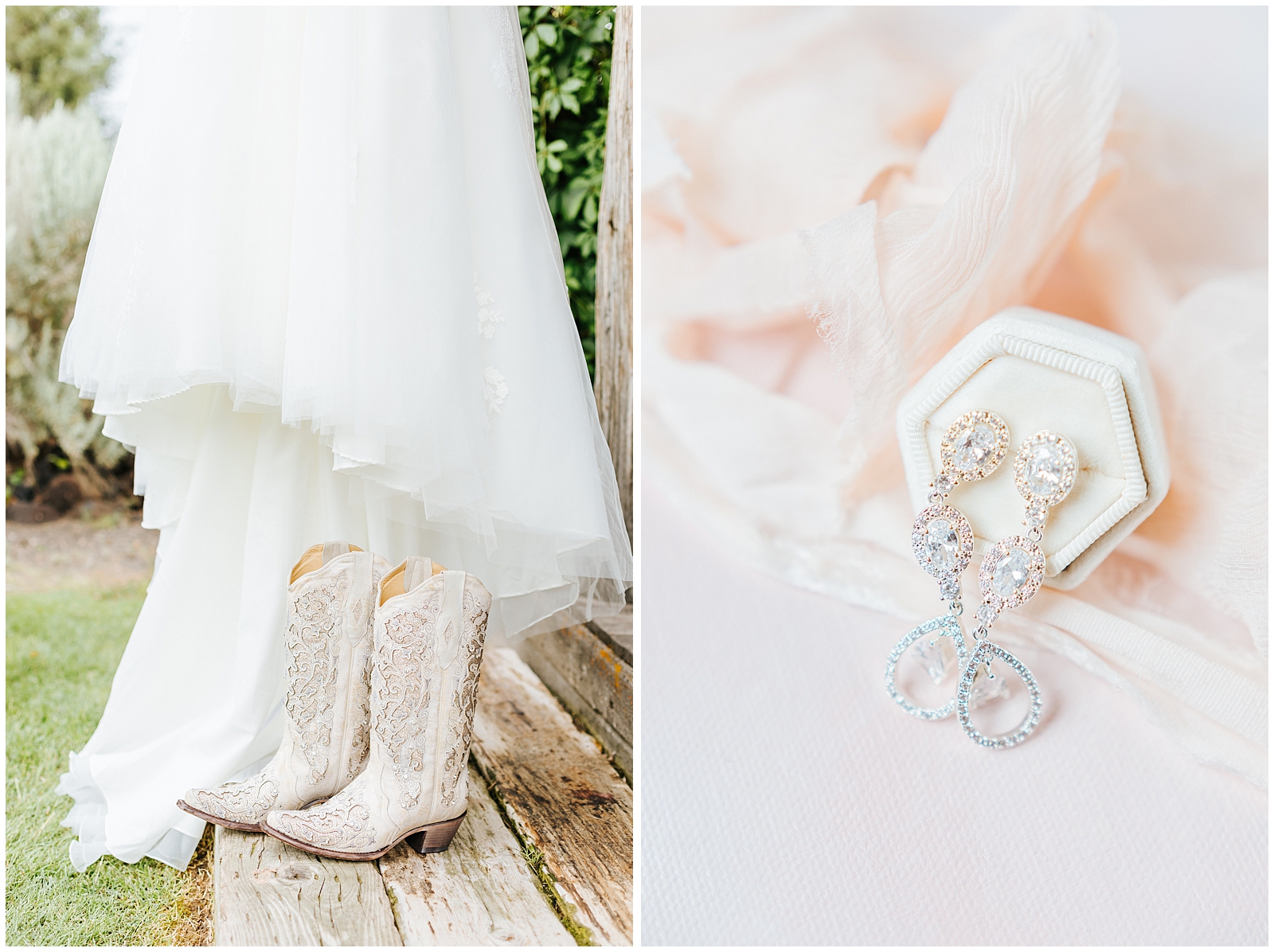 Bridal Details at Rustic Chic Still Water Hollow Wedding