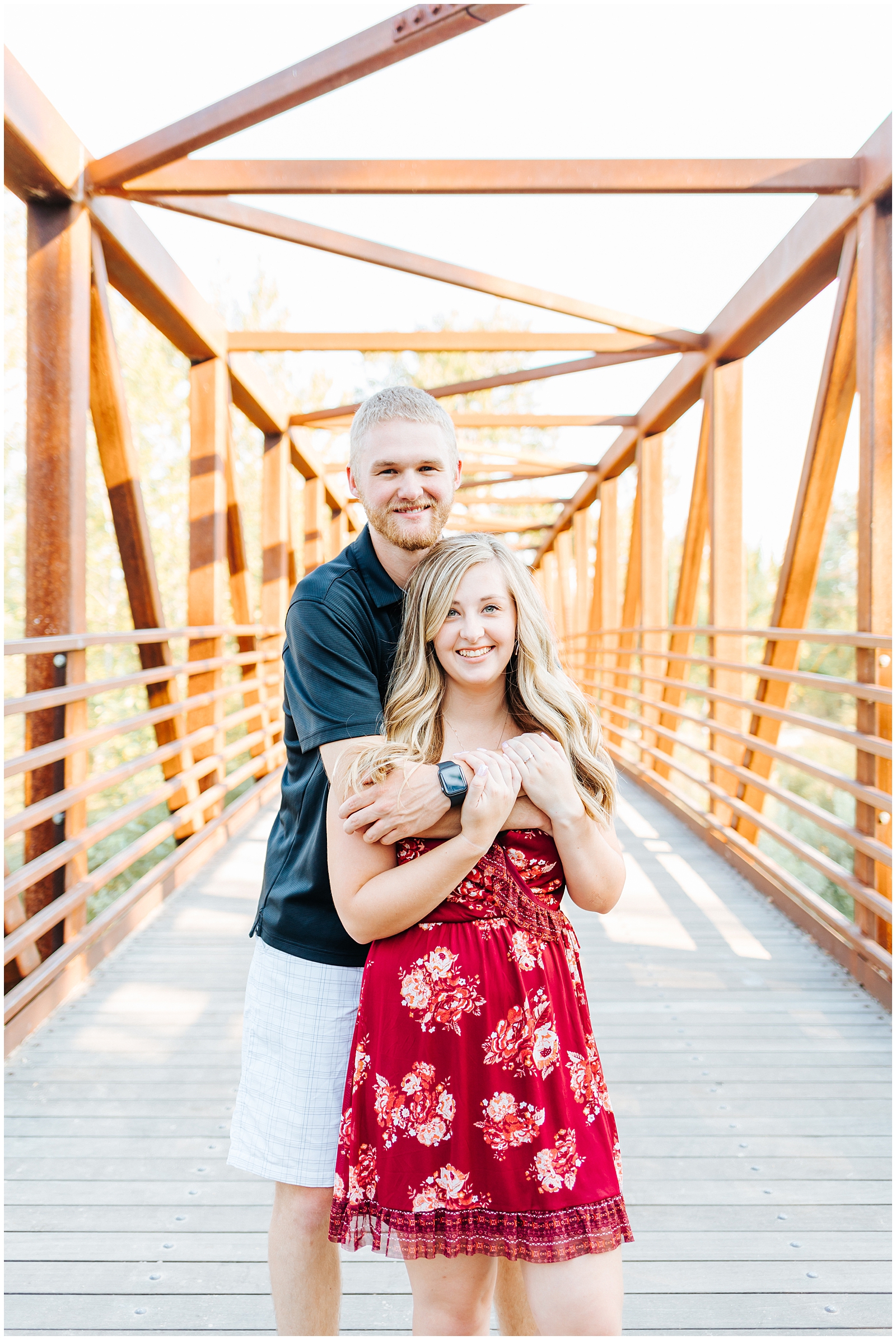 July Boise River Engagement in the Summer