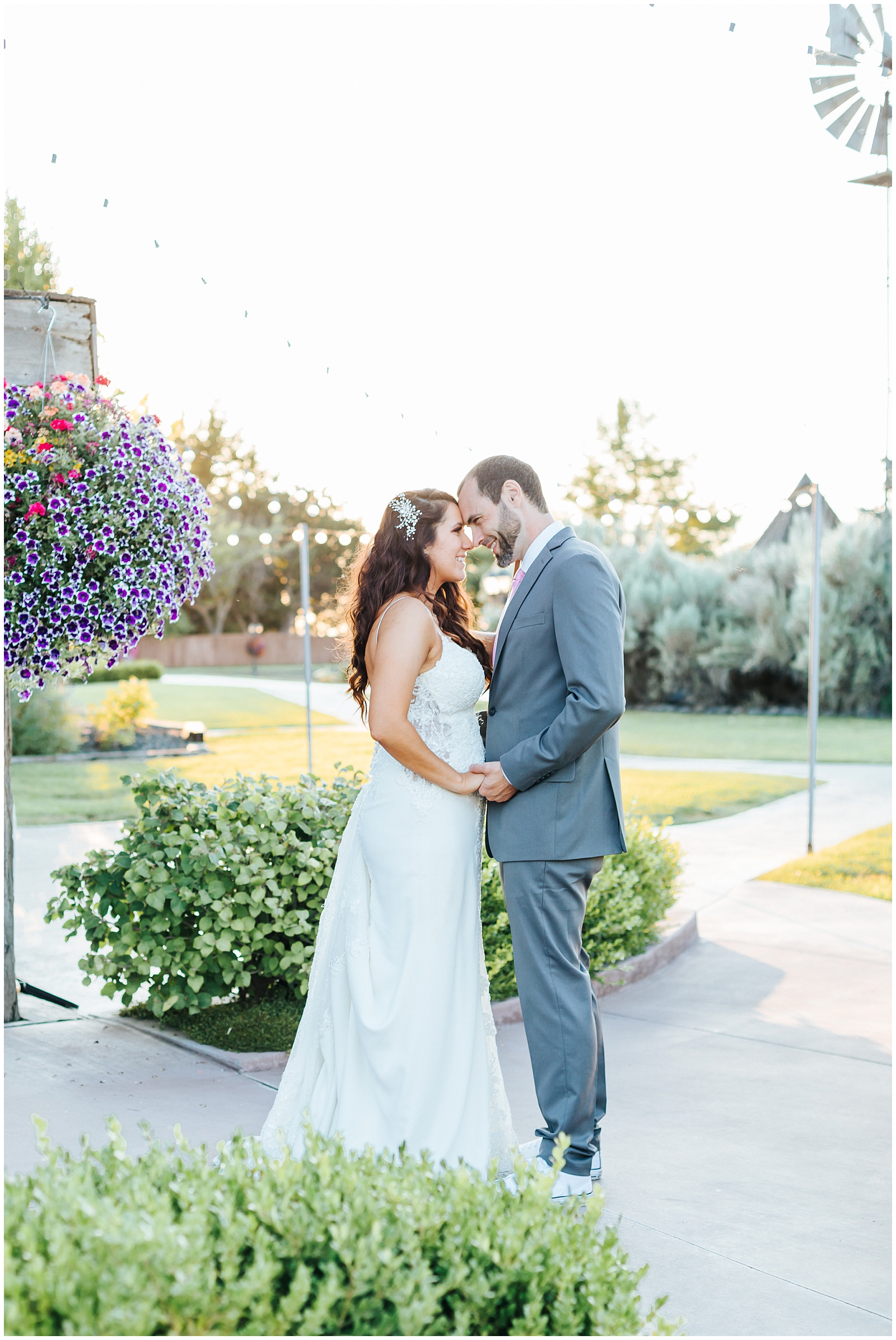 Husband and Wife Golden Hour Portraits at Still Water Hollow Wedding Venue