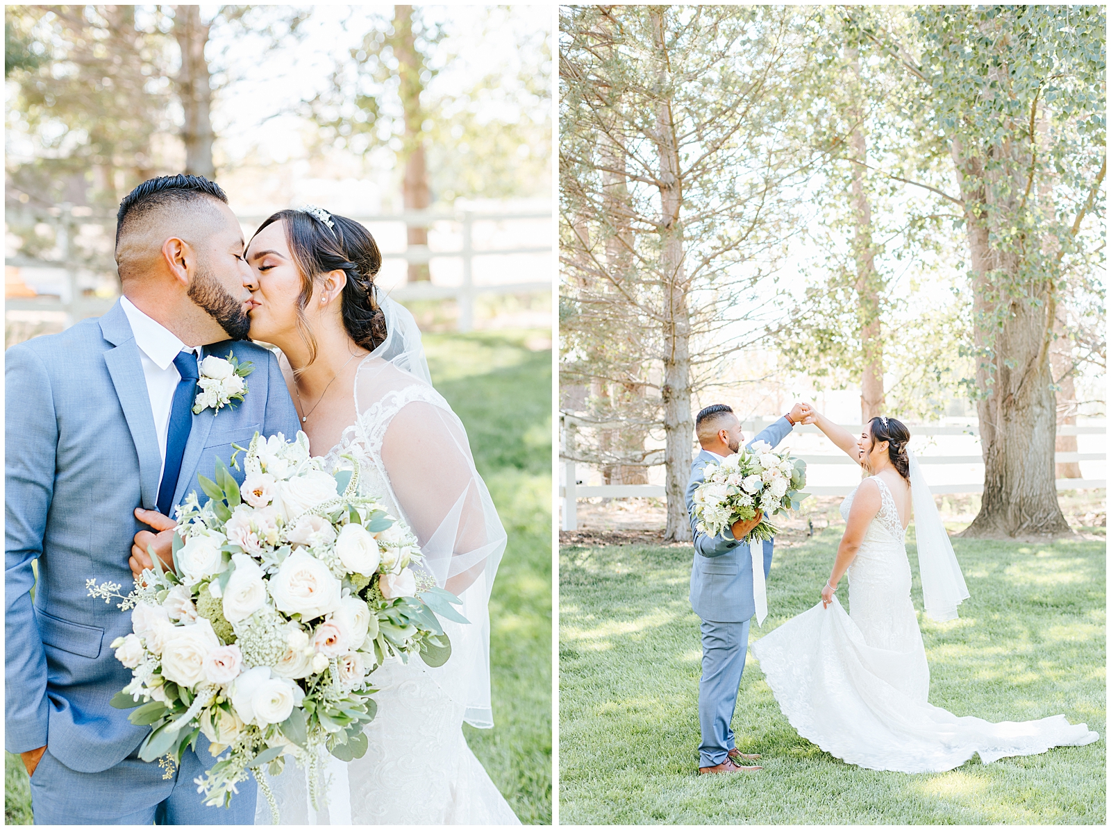 How to Pose a Bride and Groom - Twirling and Kissing