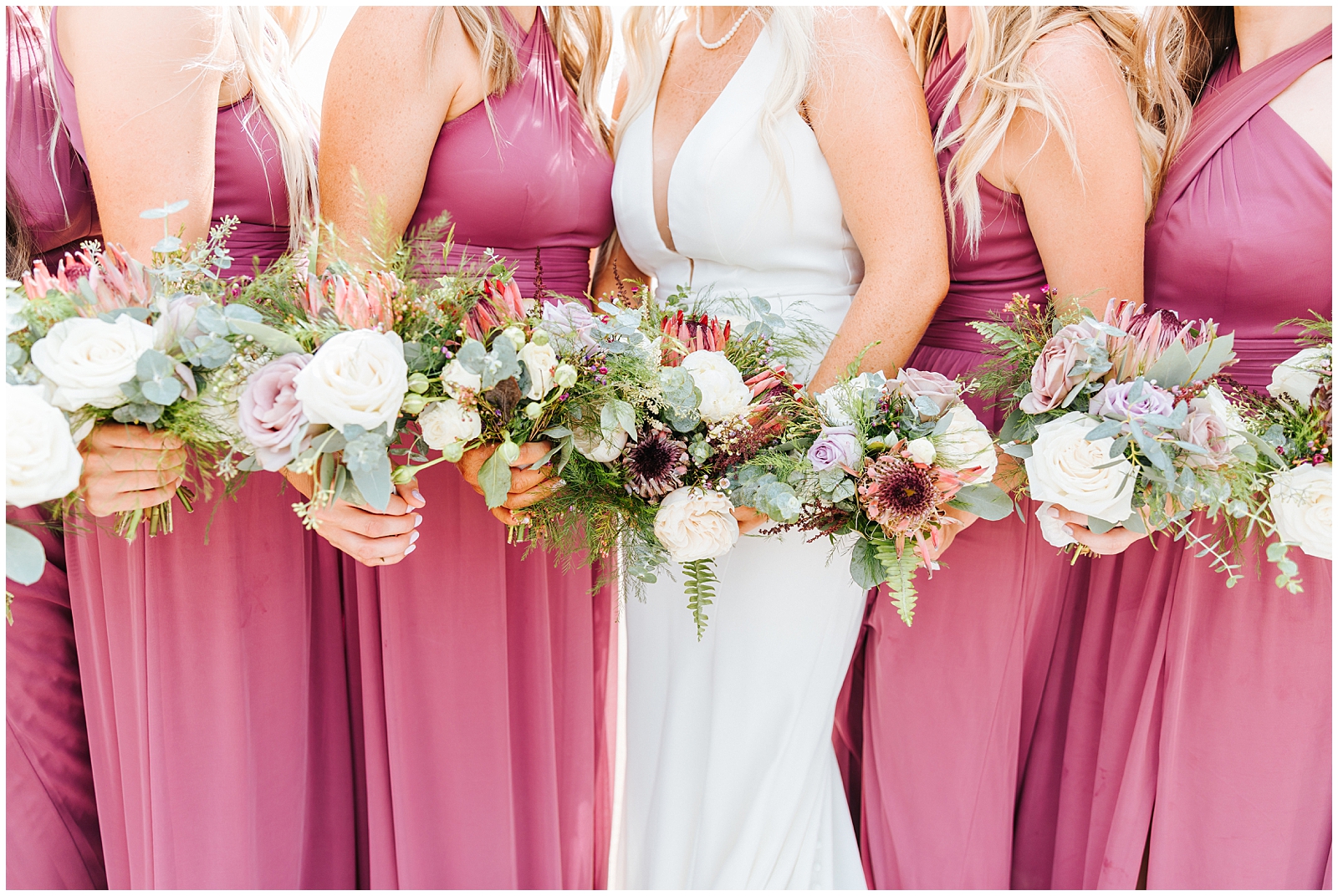 Bouquets by Sage Valley Floral at Idaho Private Ranch Wedding