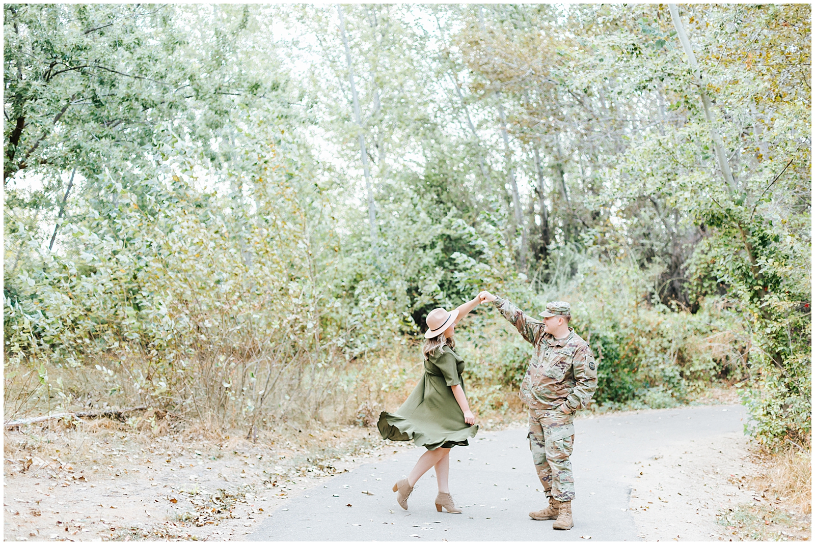 Military Inspired Fall Engagement Session