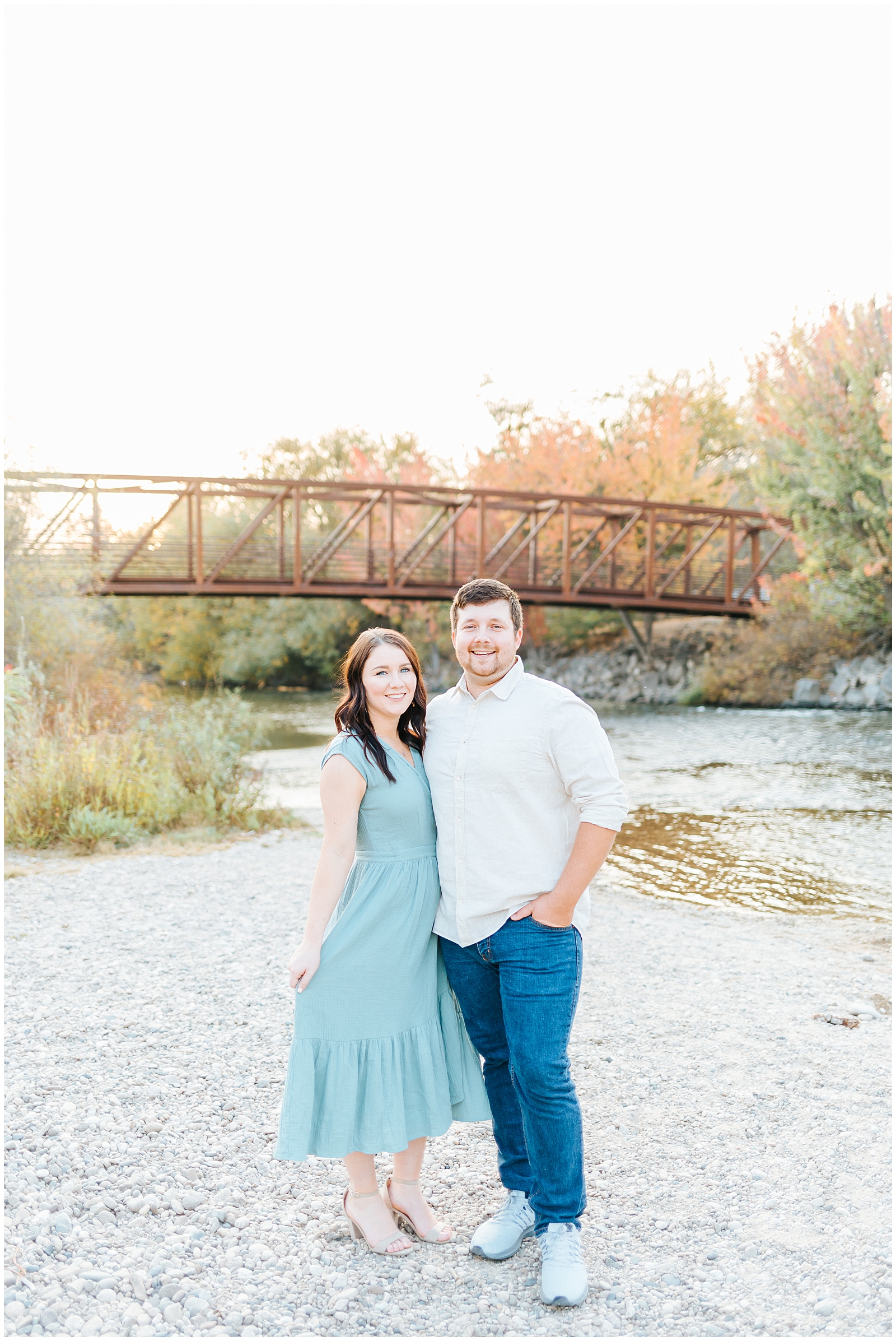 Boise River Fall Engagement Session