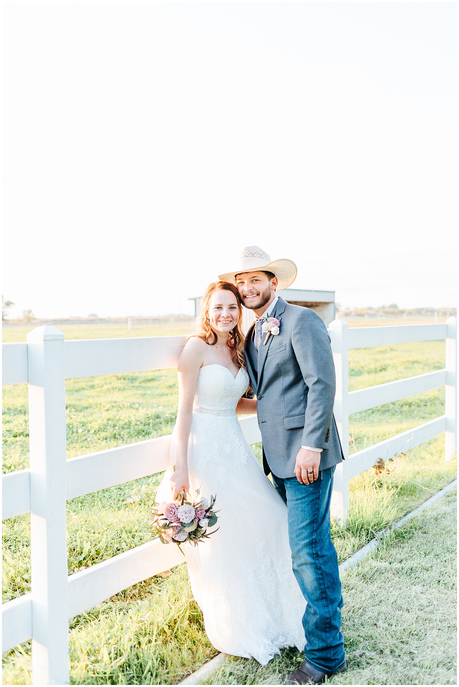 Rustic Chic White Willow Estate Wedding Golden Hour Portraits