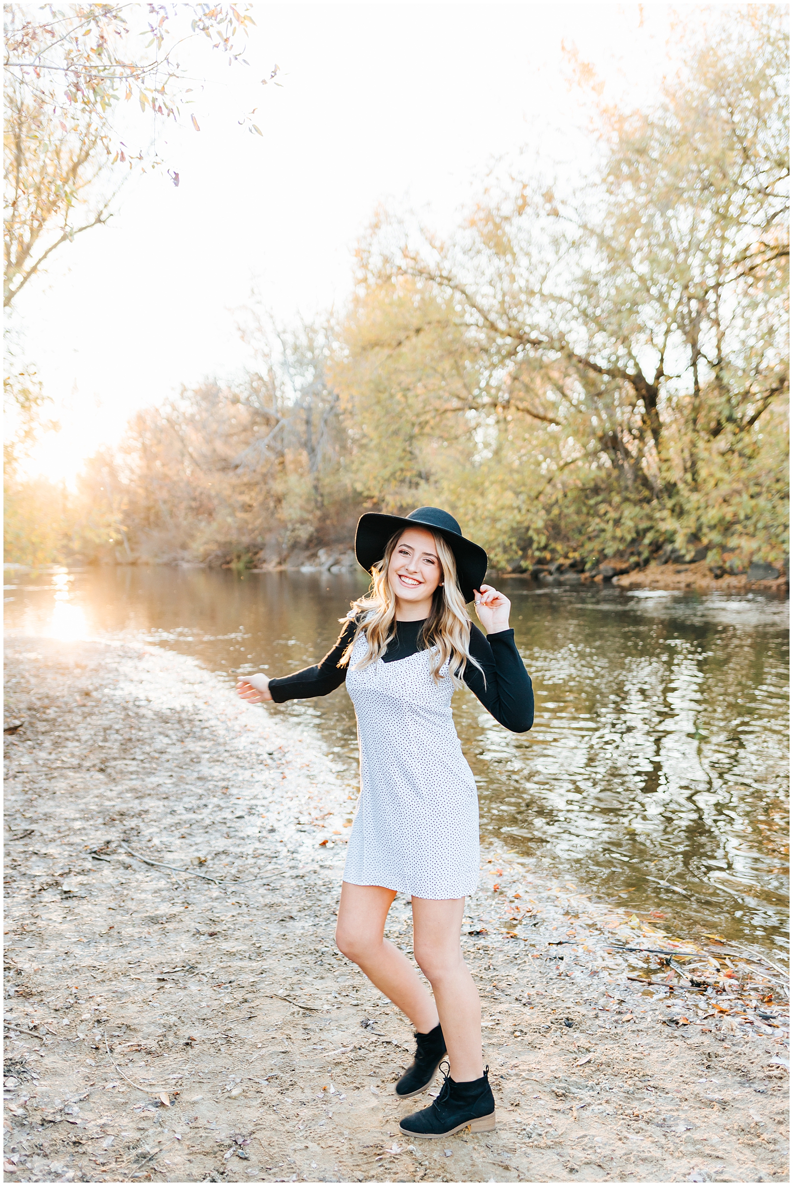 October Senior Session by the River