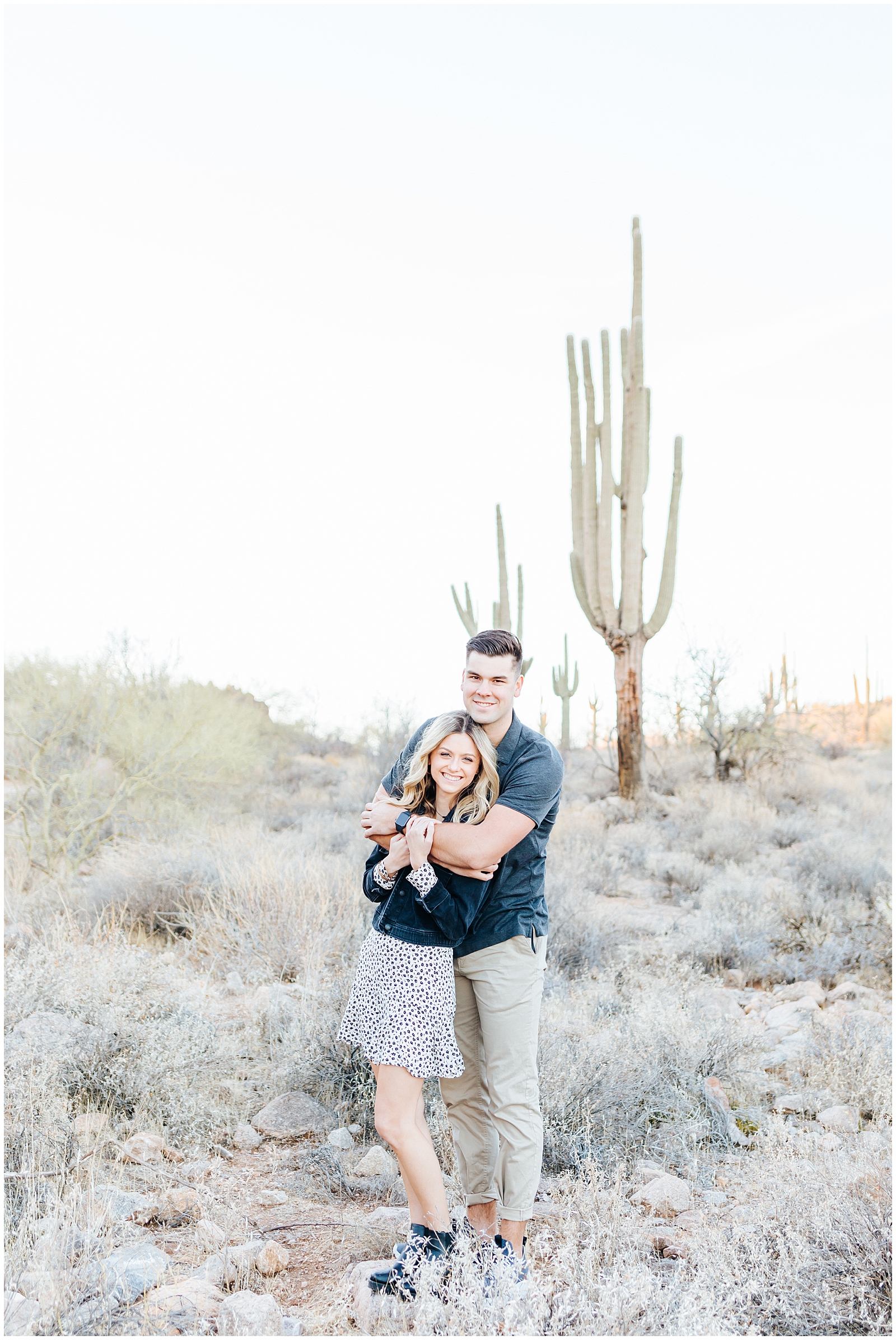 Snuggly Arizona Couple - Dreamy Arizona Desert Session