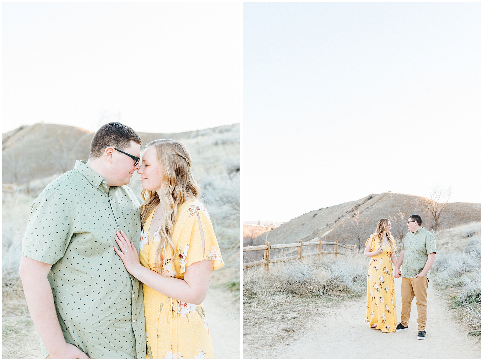 Camel's Back Spring Engagement Session in the Foothills