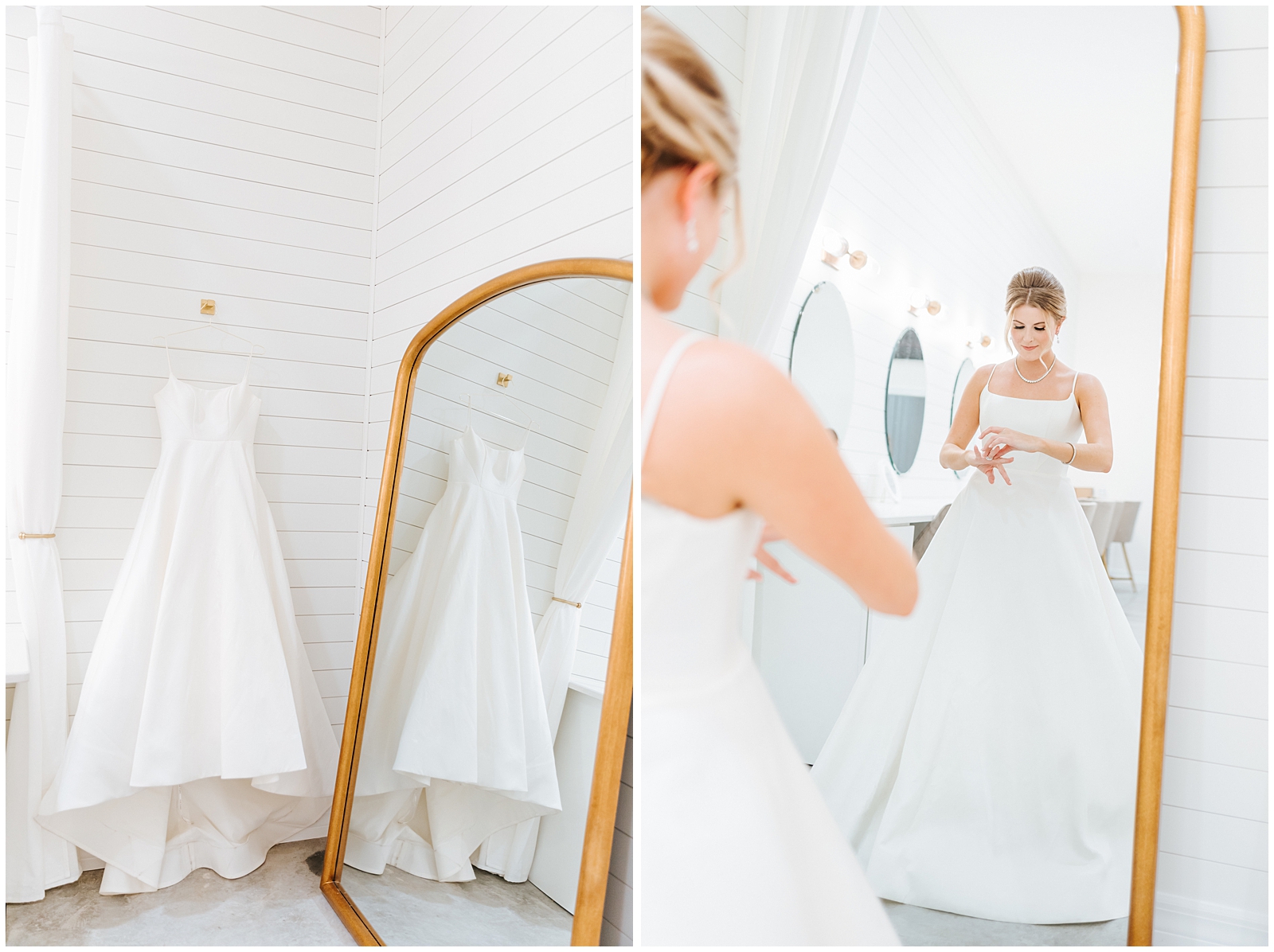 The Bride getting ready at Classic Elegant Florida Wedding at Simpson Lakes