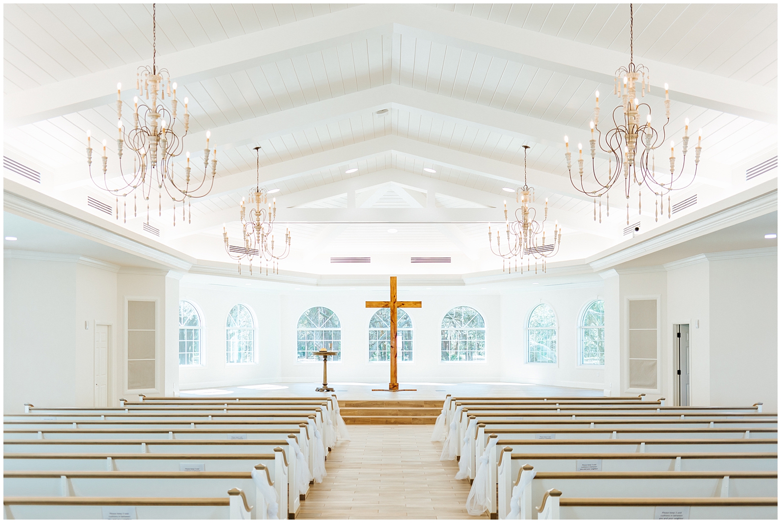 Gorgeous White Wedding Chapel in Central Florida - Harborside Chapel