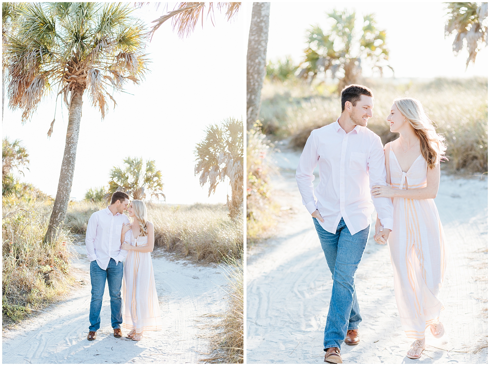 Fort Desoto Florida Couples Session on the Beach