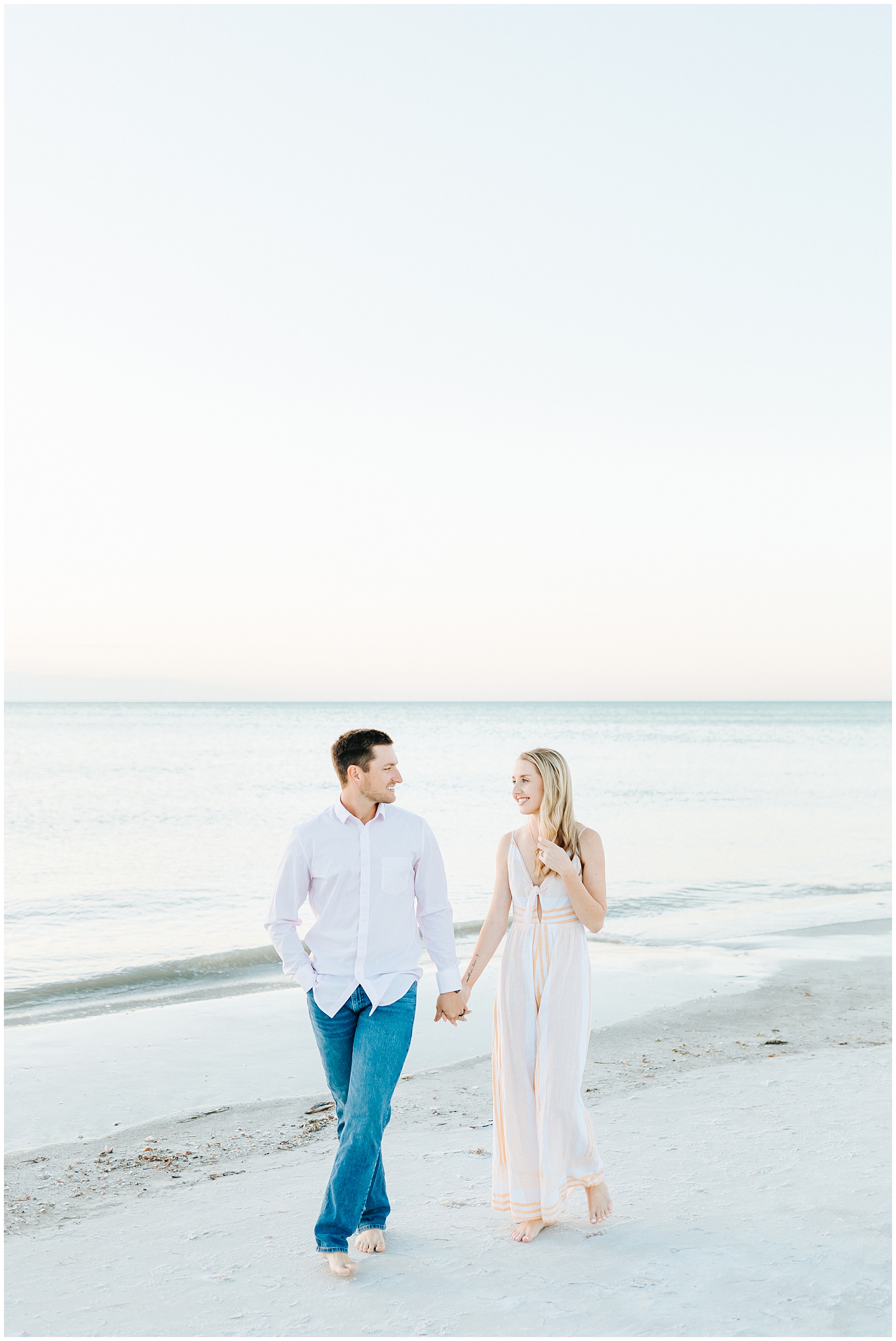 Beachy Dreamy Fort Desoto Park Couples Anniversary Session Photos by Karli and David Photography